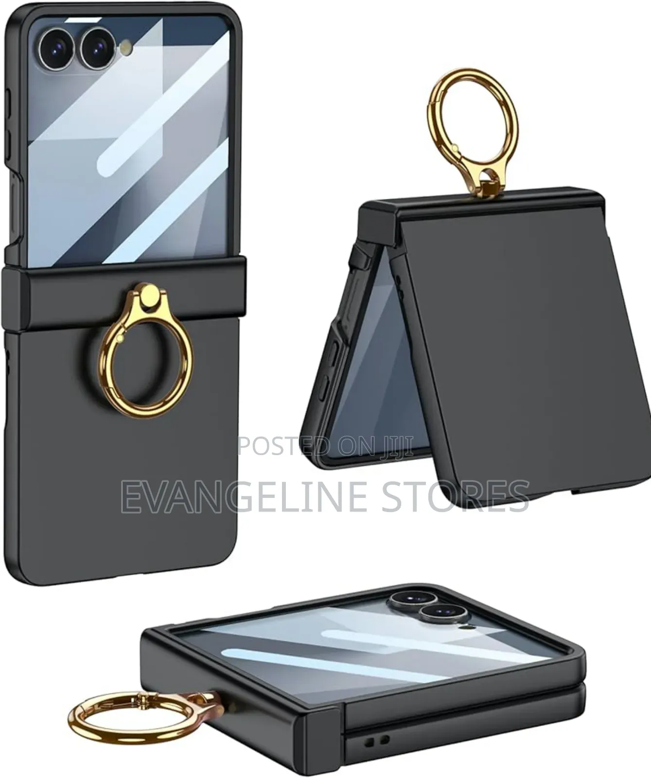 Samsung Galaxy Z Flip 7 Hinge Case With Ring Holder
