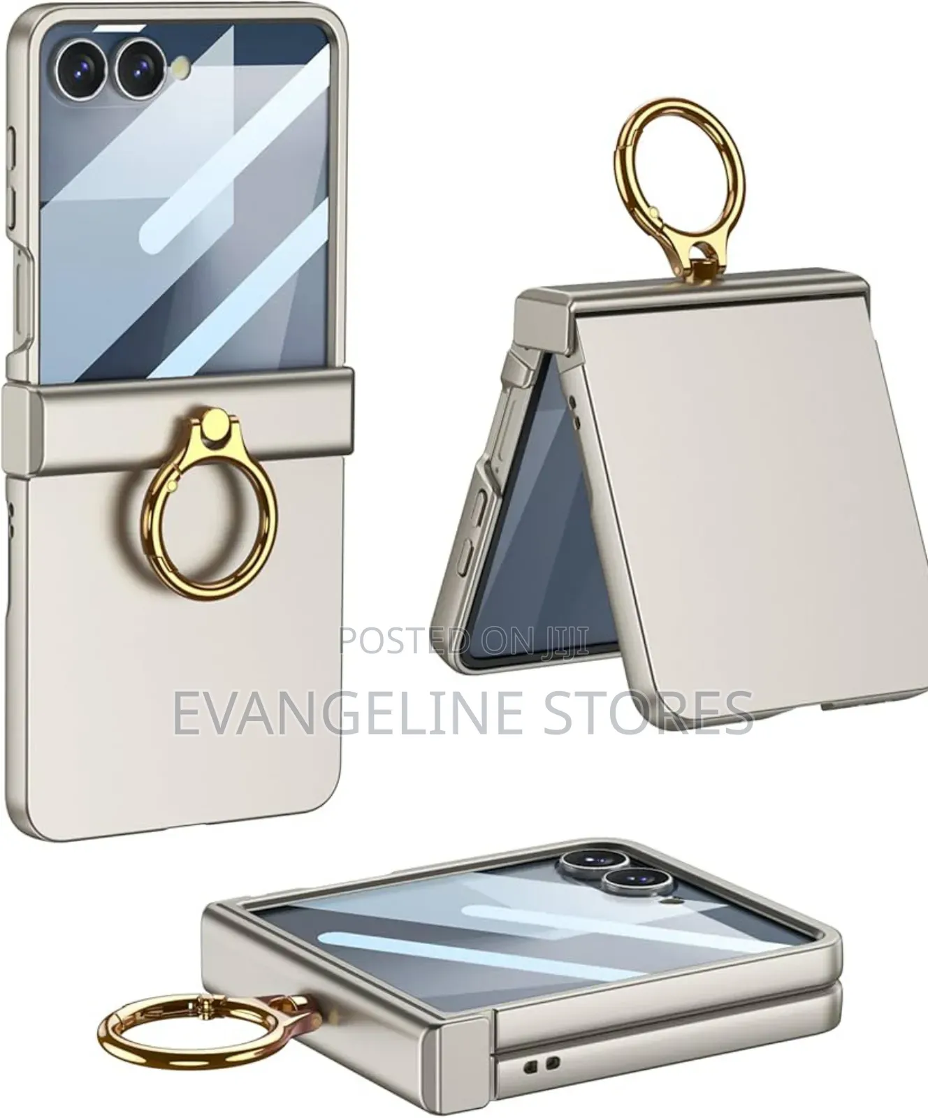 Samsung Galaxy Z Flip 7 Hinge Case With Ring Holder