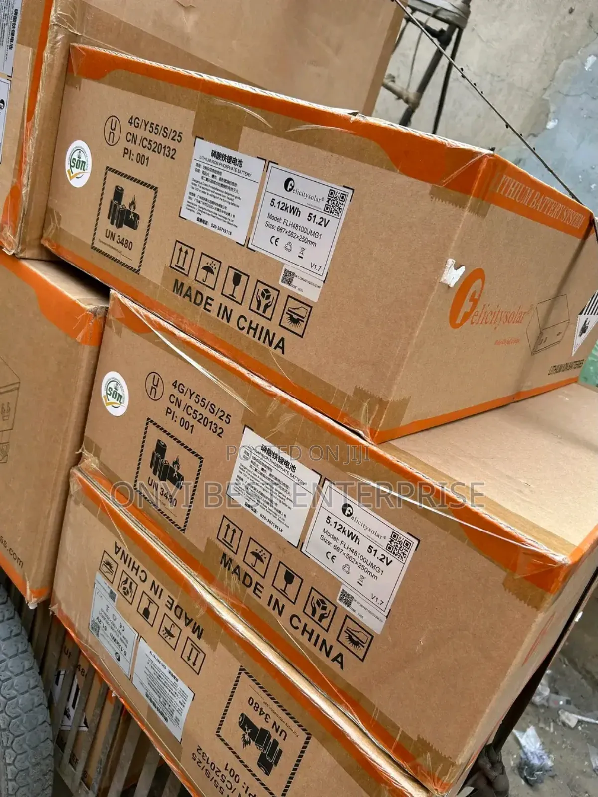 Felicity Lithium Ion Battery 5kwh48v51.2v Available