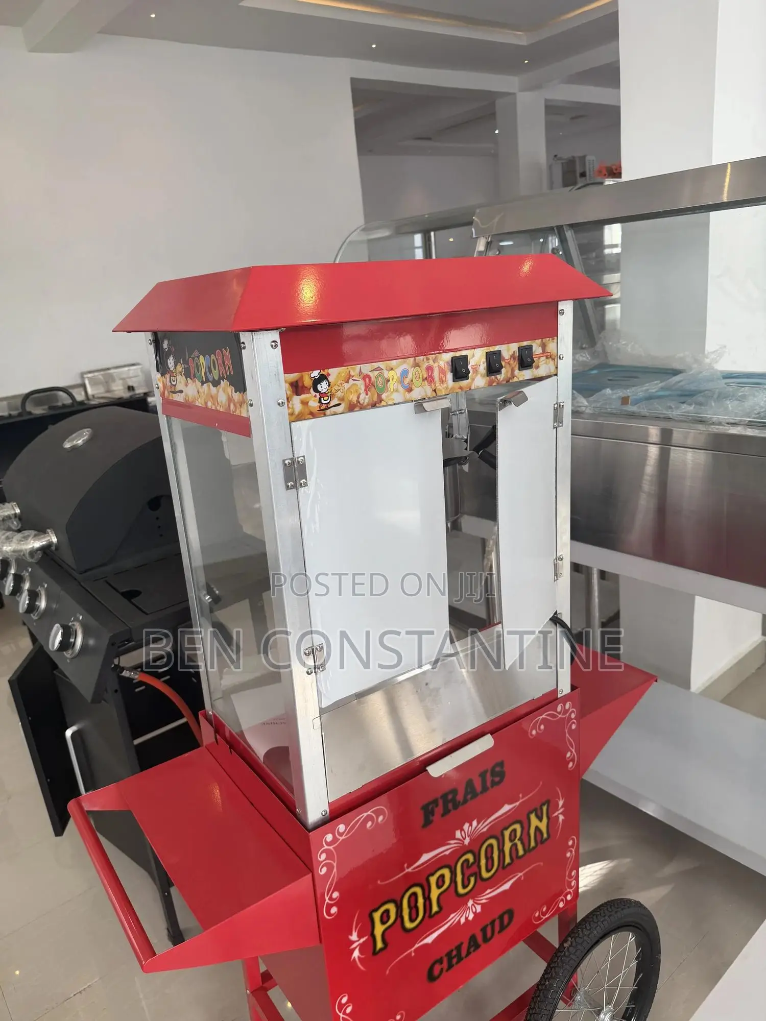 Pop Corn Machine With Cart