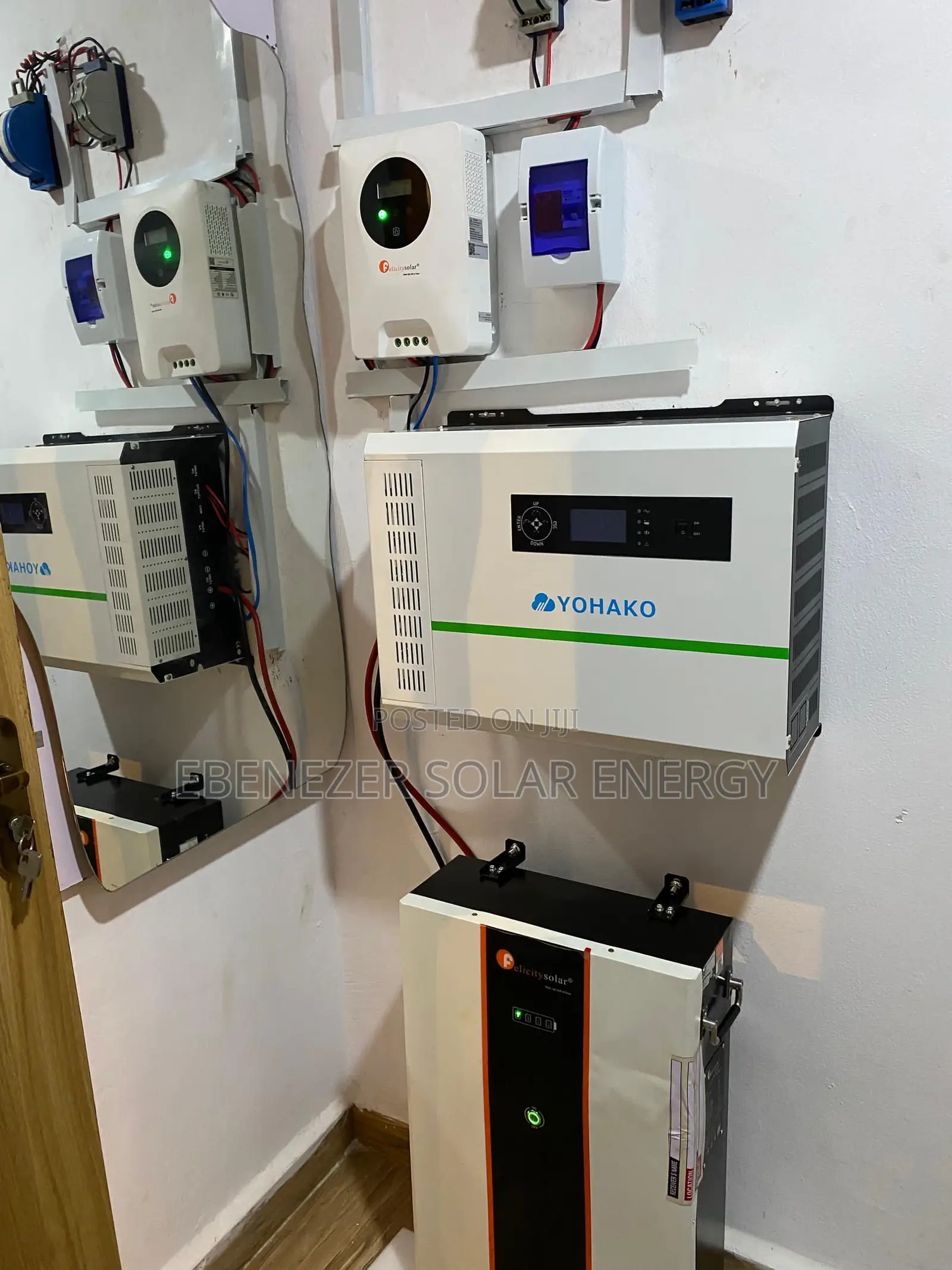 10kwh Battery Setup With 7.5kva Yohako Inverter/ 10pics 600w Panes