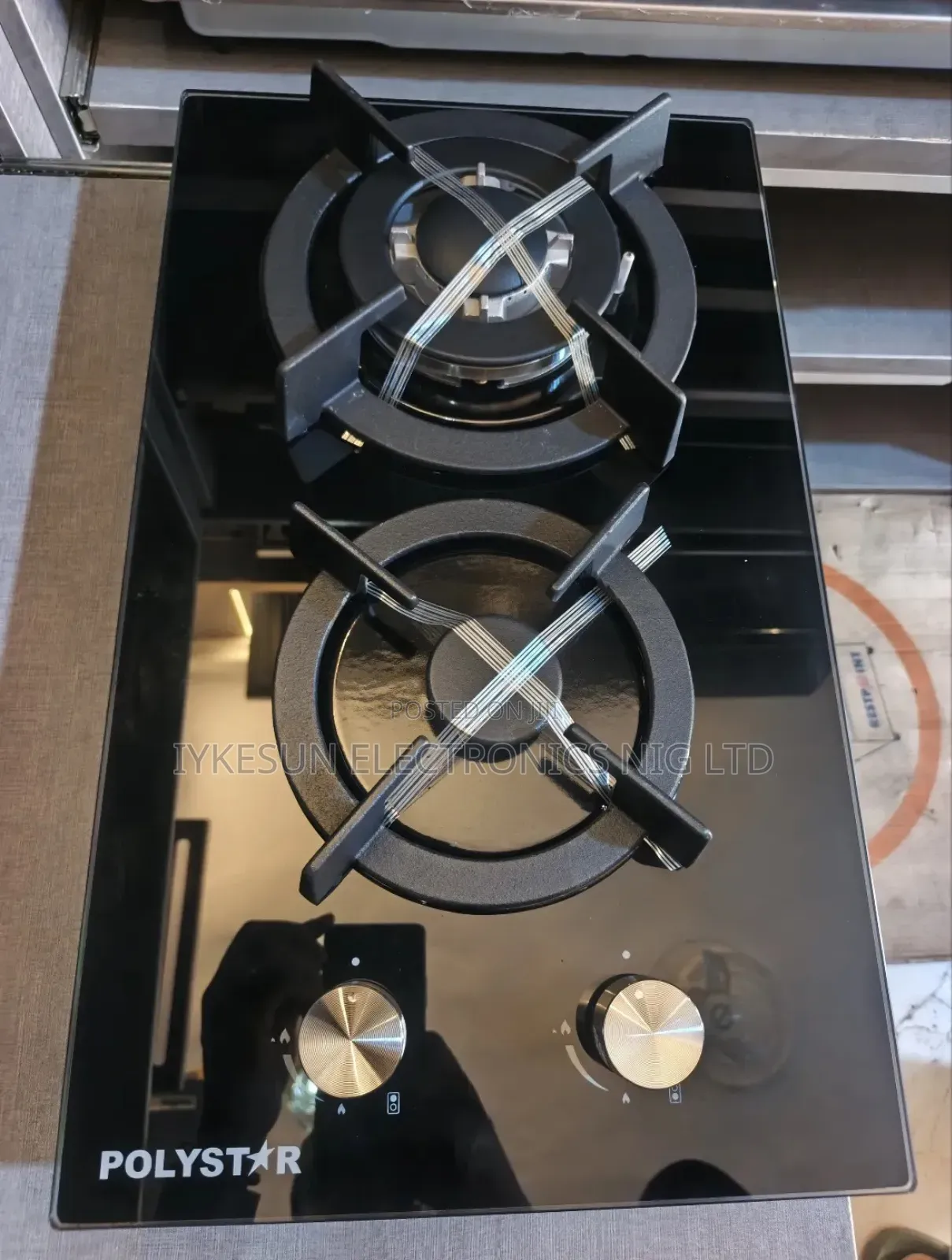 Original Polystar Built-in Super 2 Burners Gas Cooker Hob Automatic