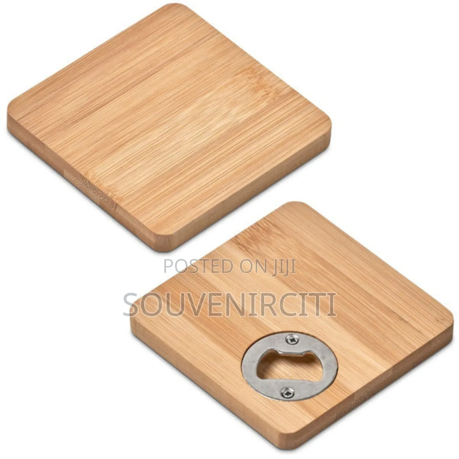 Wooden Coaster Bottle Opener
