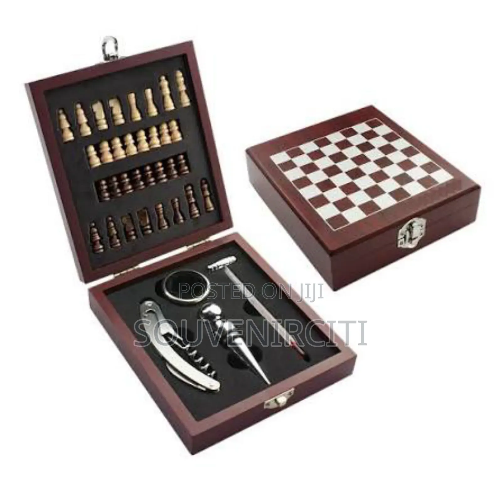 Wine Opener Chess Board
