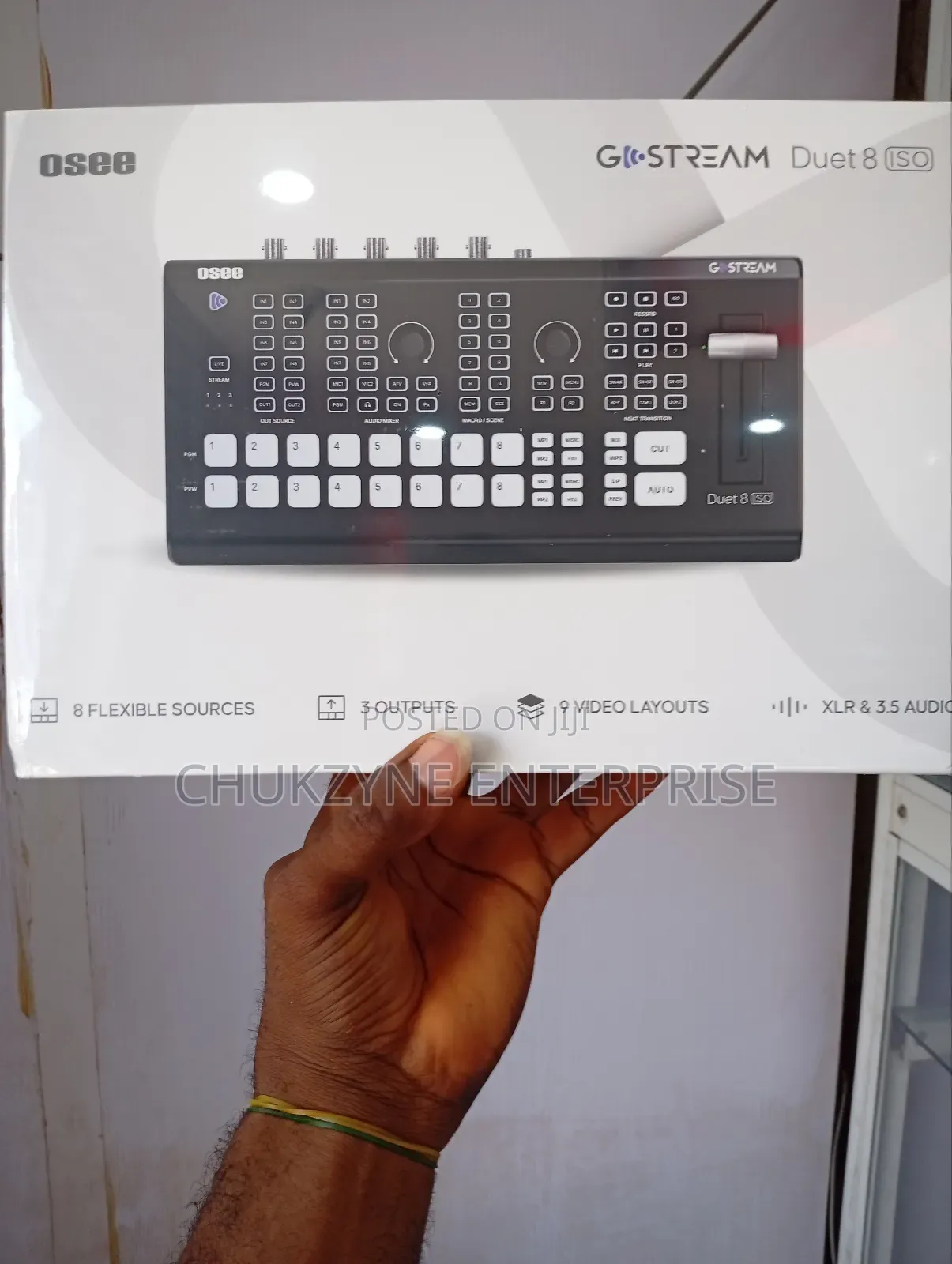 Osee Go Stream Duet 8 Iso/Live Streaming Video Switcher/Mixer/Recorder