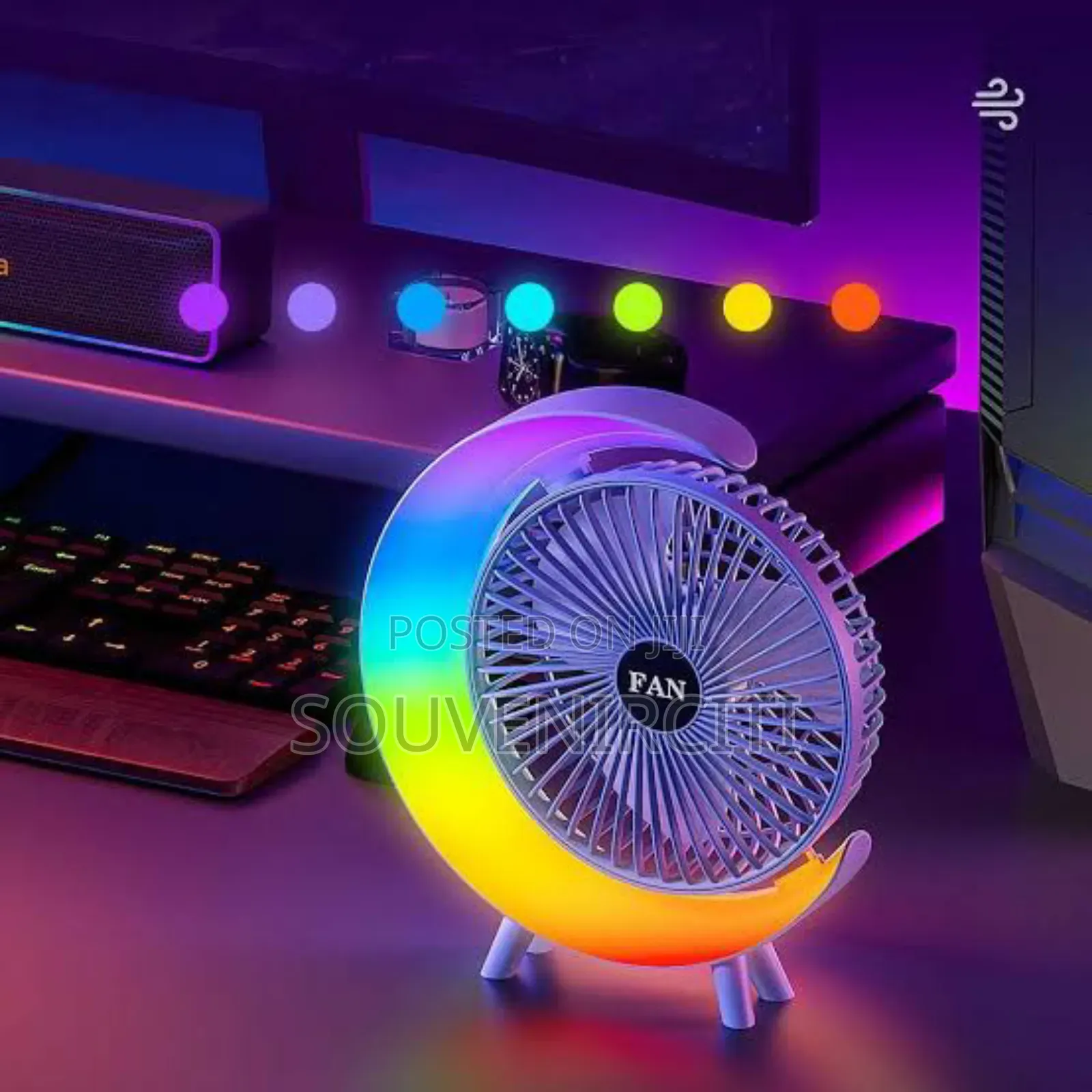 Colourful Desktop Fan