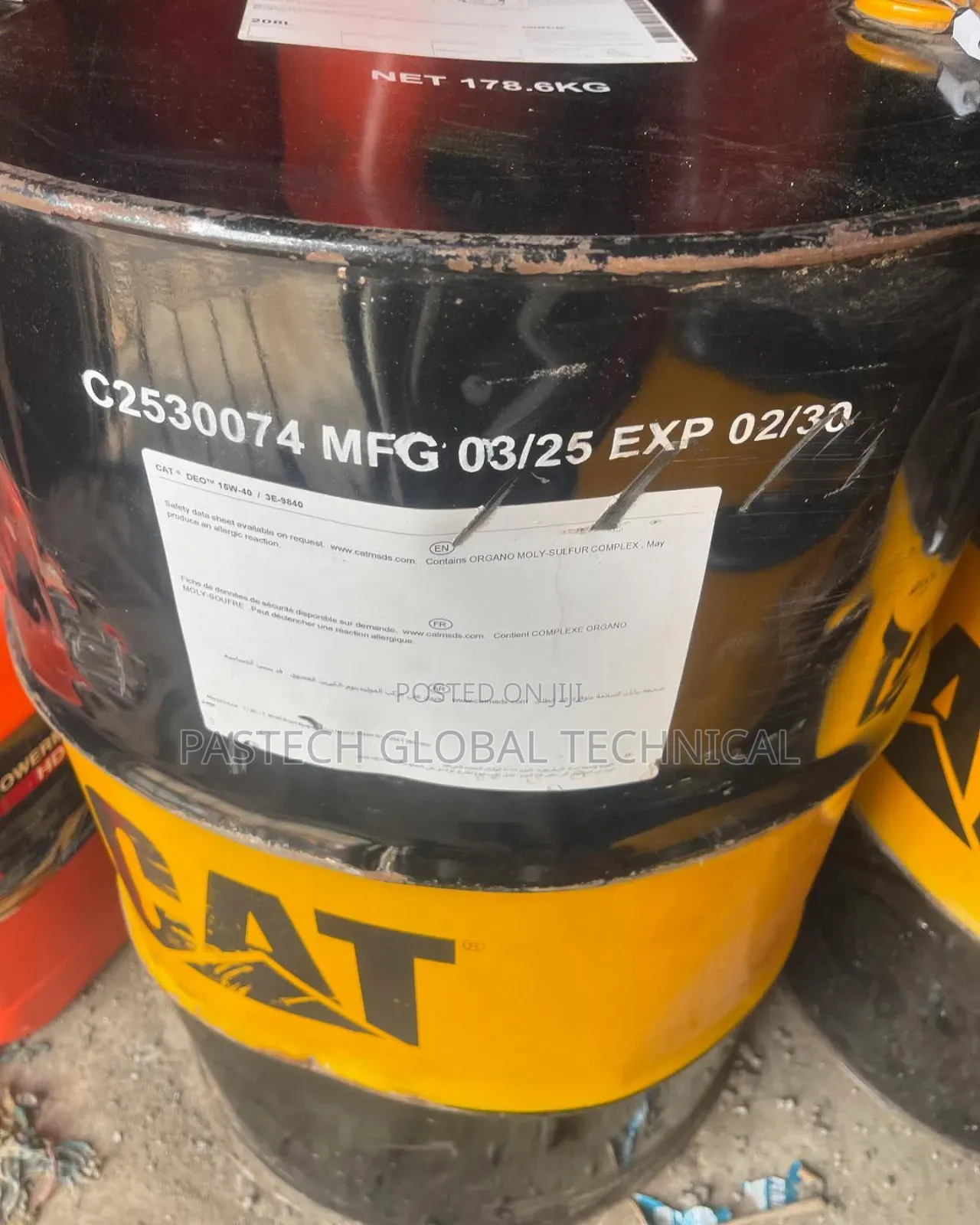 Cat Deo 15w-40 Engine Oil 3e-9840// 208l