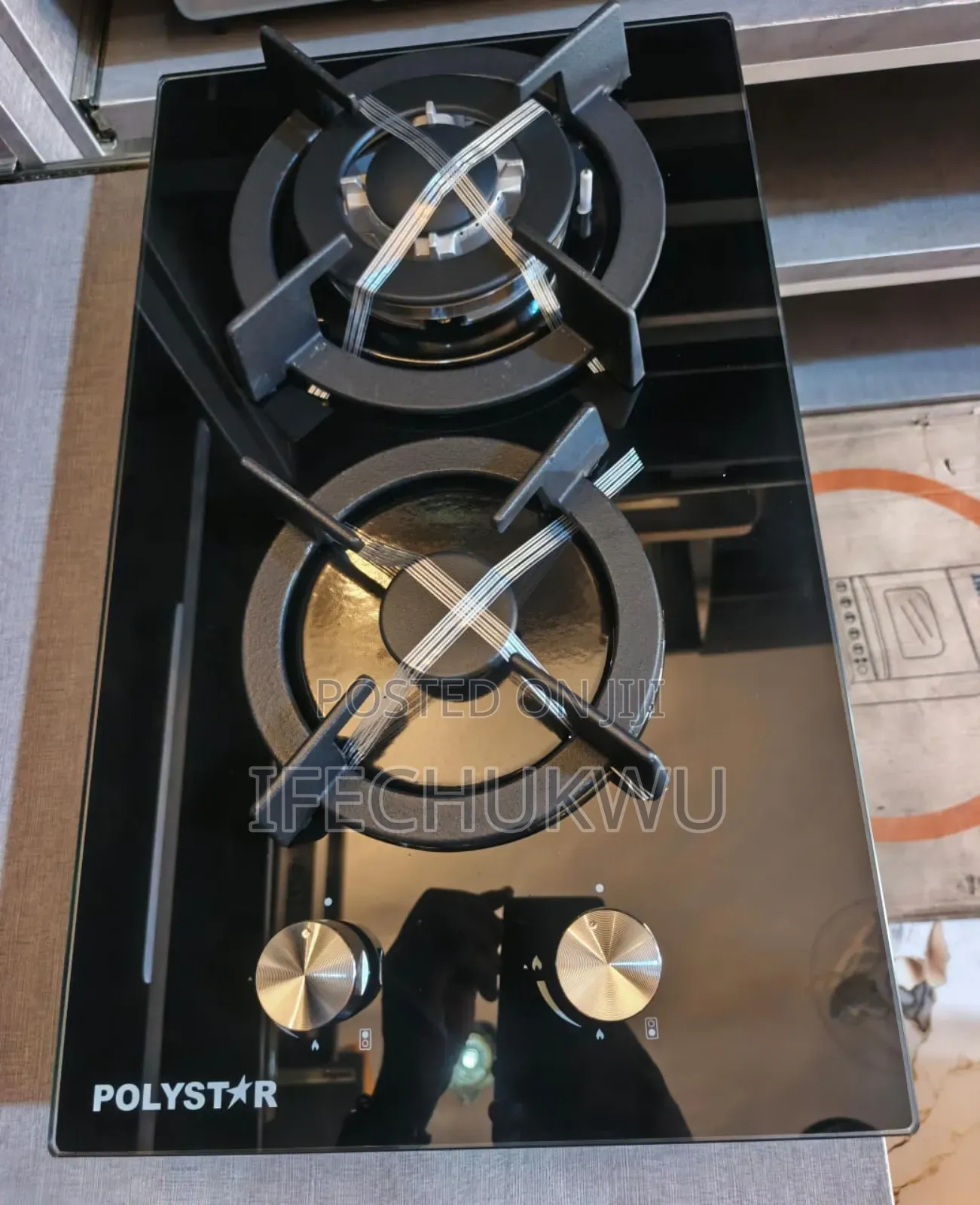 Original Quality Polystar Built-in Luxury Super 2 Burners Gas Cooker