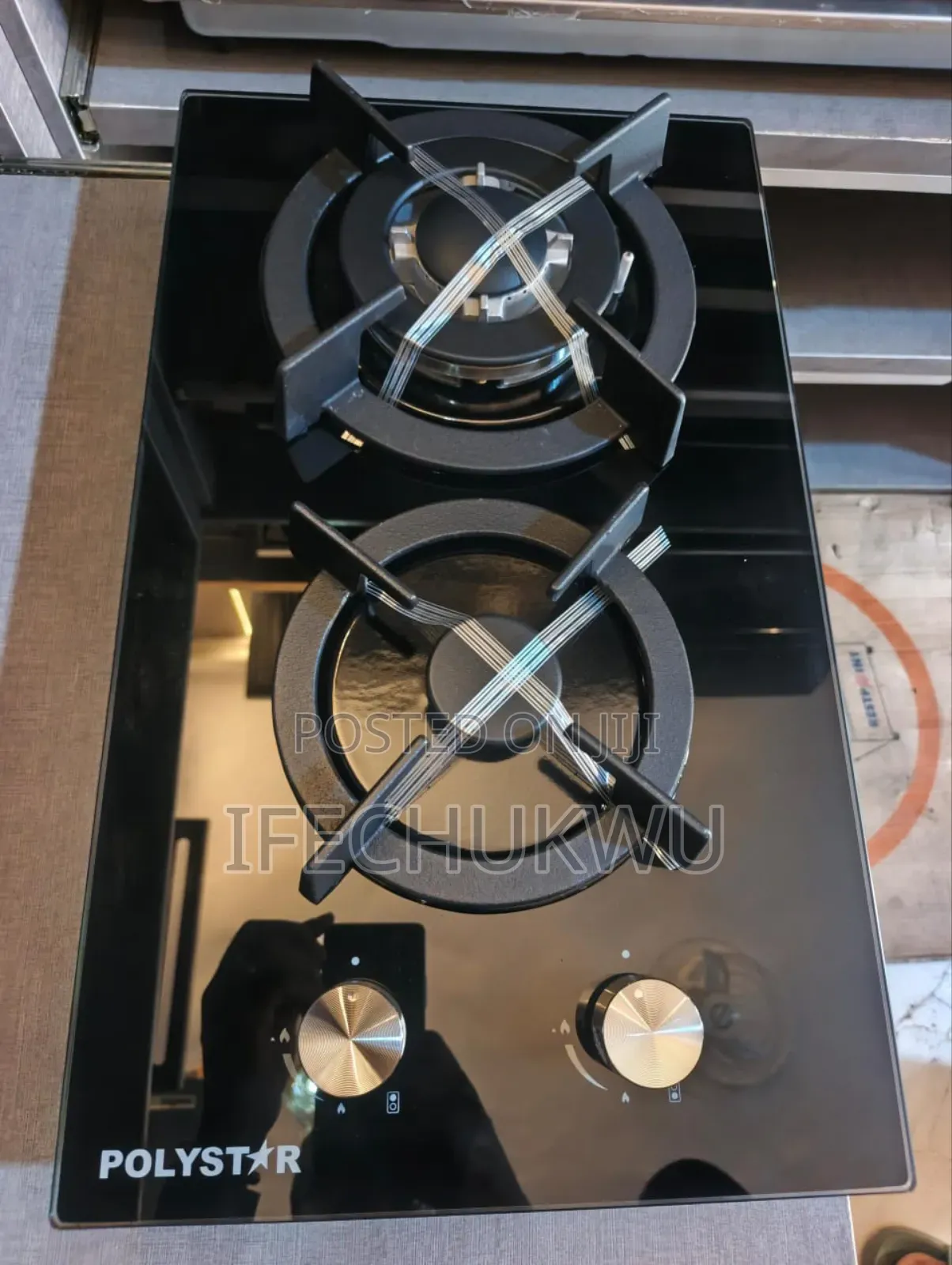Original Quality Polystar Built-in Luxury Super 2 Burners Gas Cooker