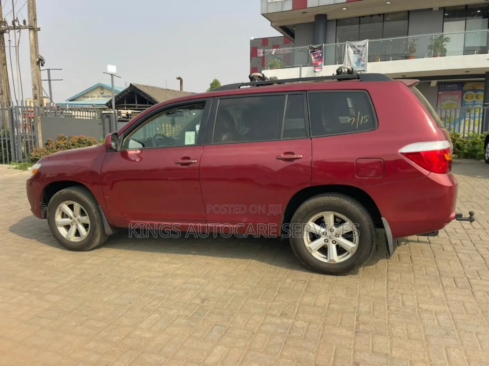 Toyota Highlander 4x4 2009 Red