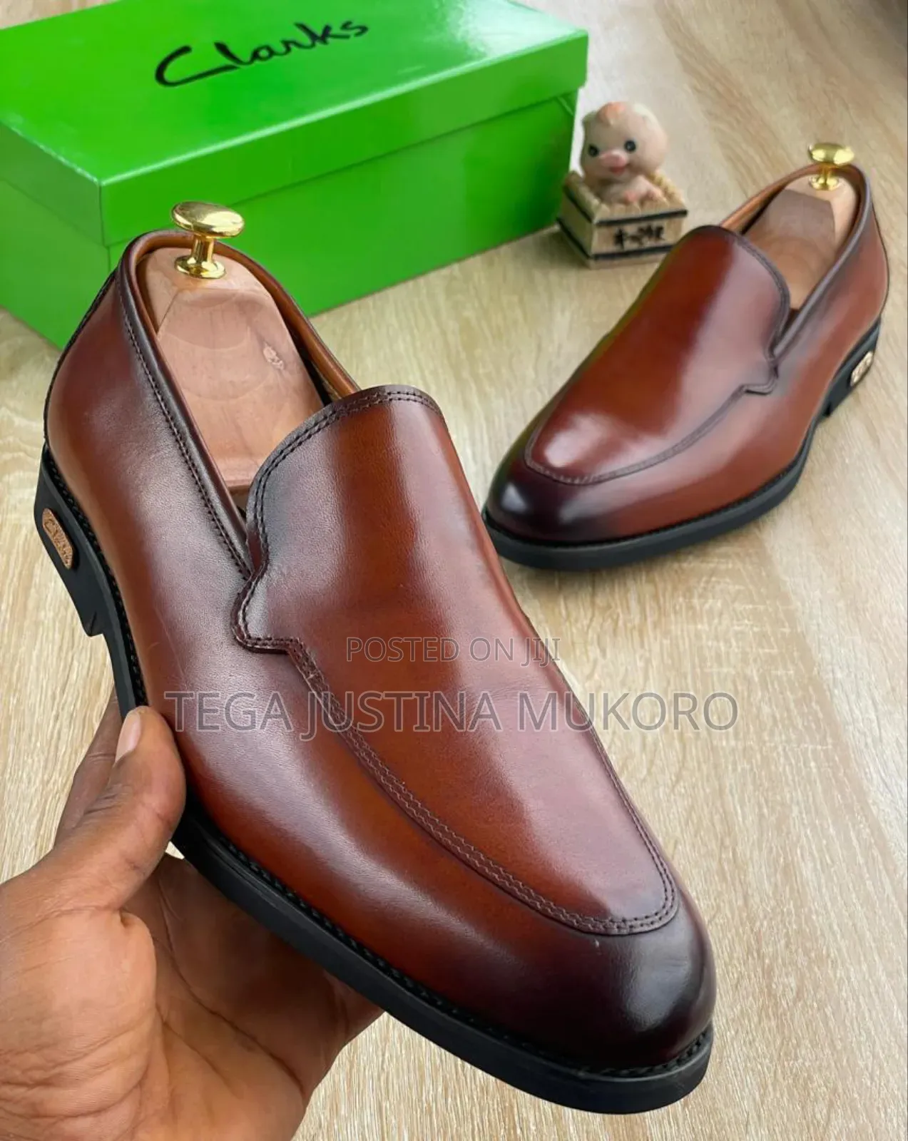 High Quality Pure Leather Men's Clarks Shoes