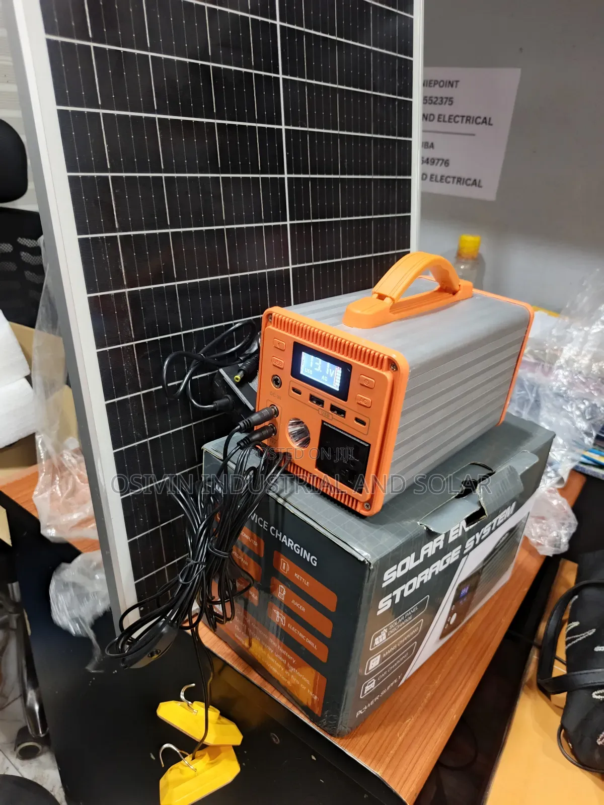 Energy Storage 300w All in One With 50w Solar Panel