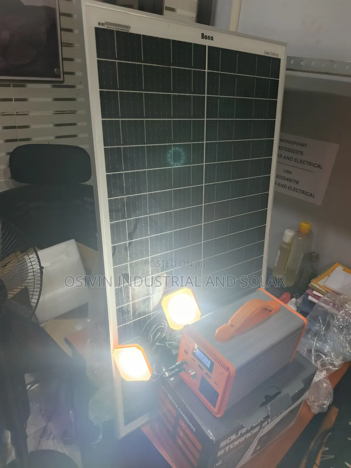 Energy Storage 300w All in One With 50w Solar Panel
