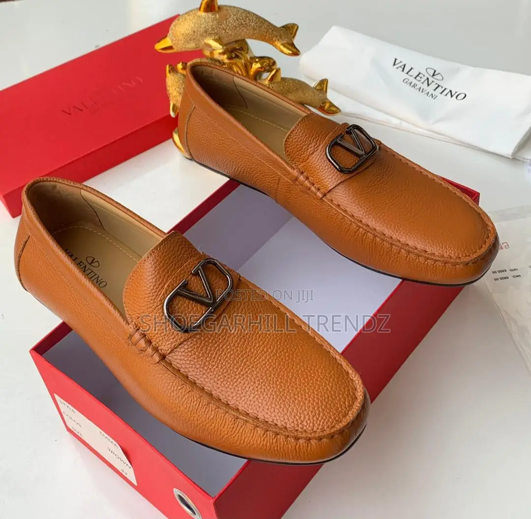 Mens Classy Valentino Leather Loafers