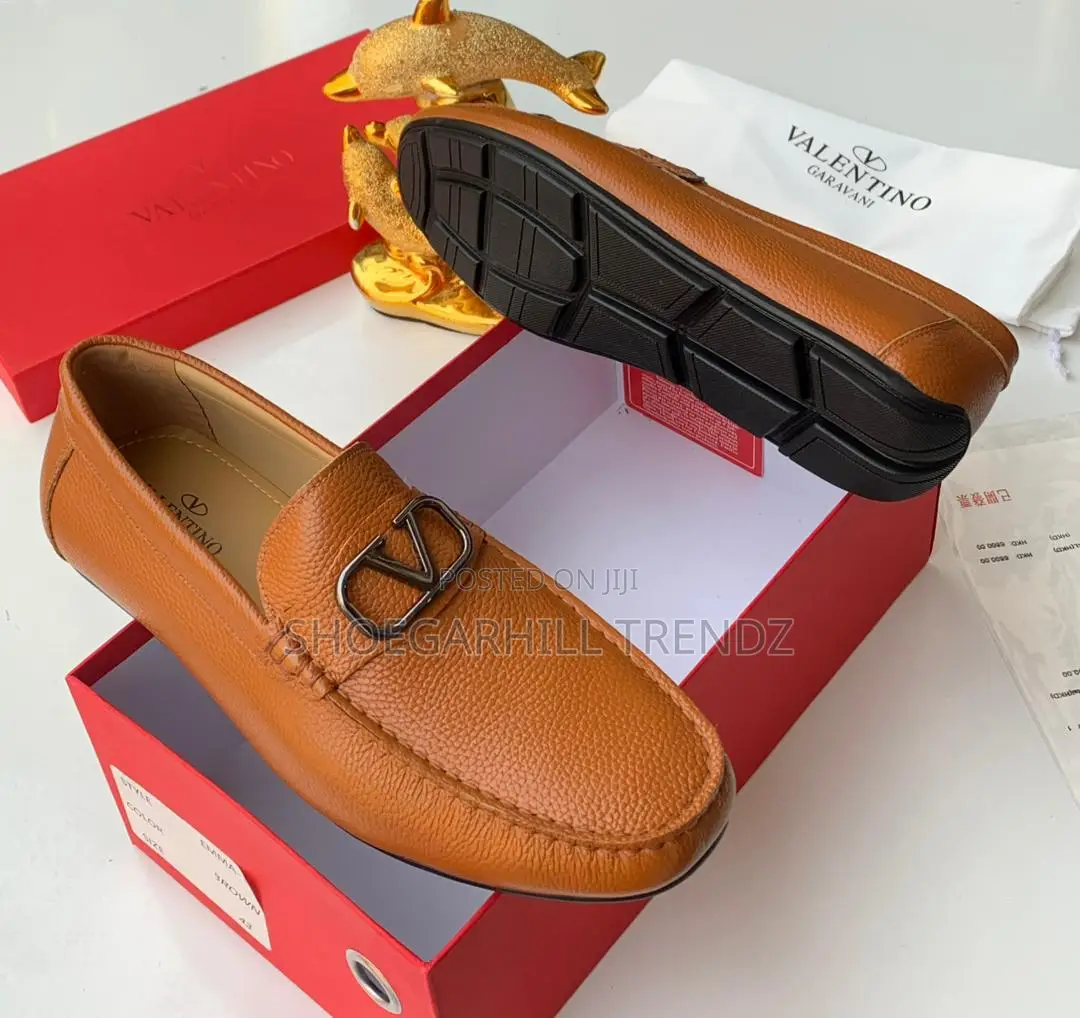 Mens Classy Valentino Leather Loafers