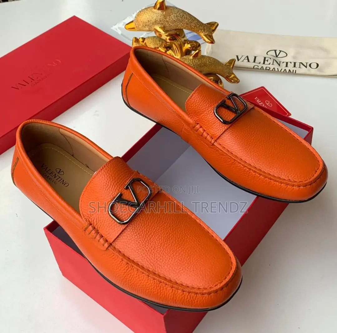 Mens Classy Valentino Leather Loafers
