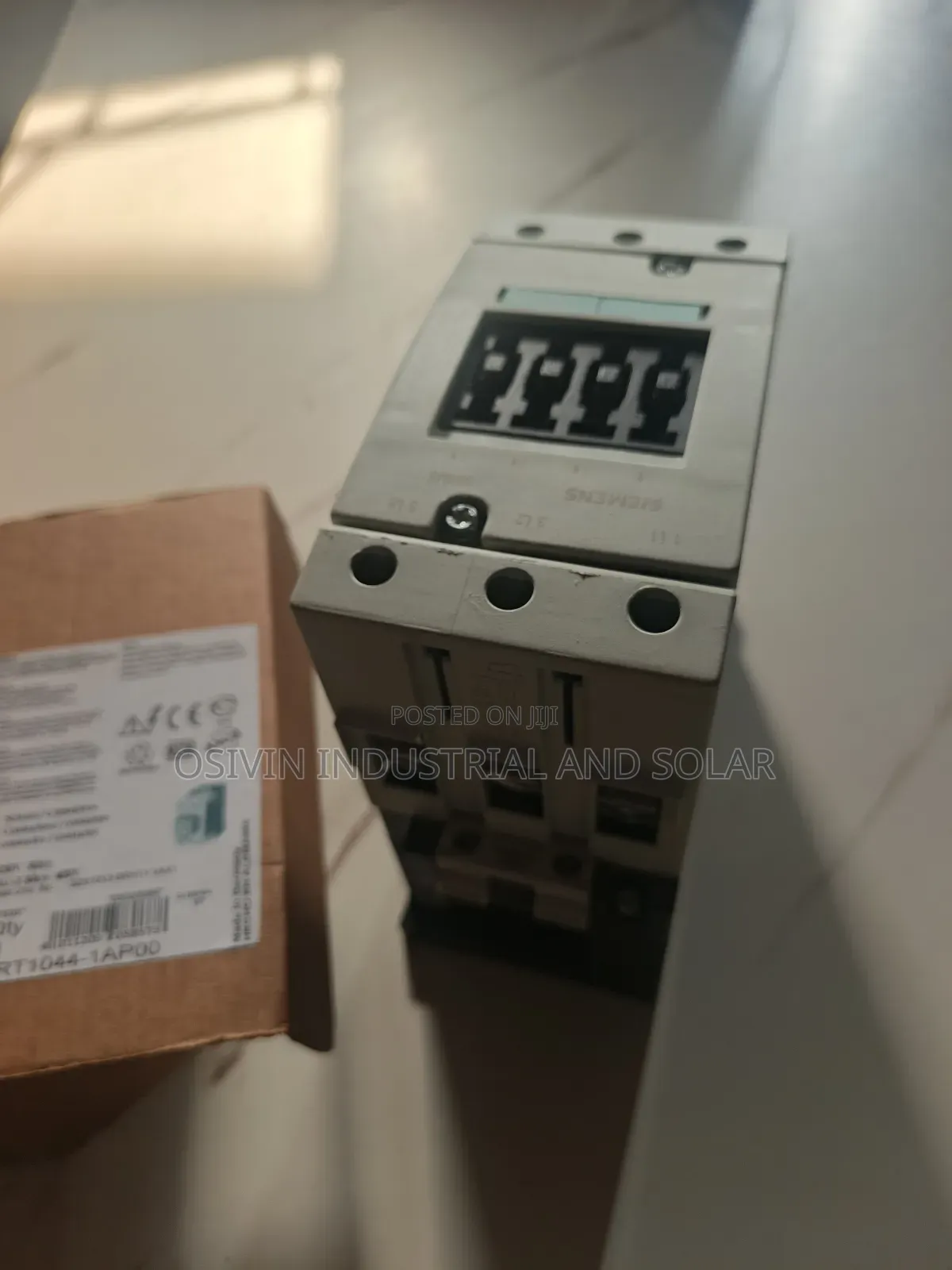 Siemens 3rt 1044 -1poo 3pole 30kw Contactor 220v
