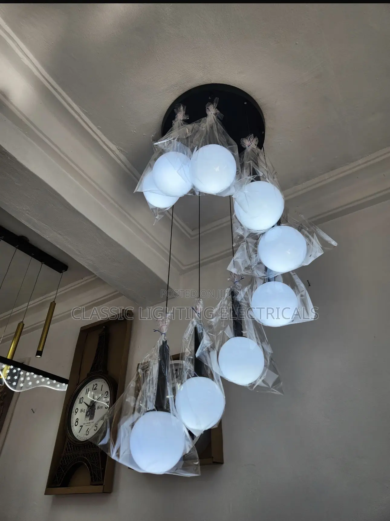 Creative Designer Led Chandelier Living Room Duplex Staircase Light