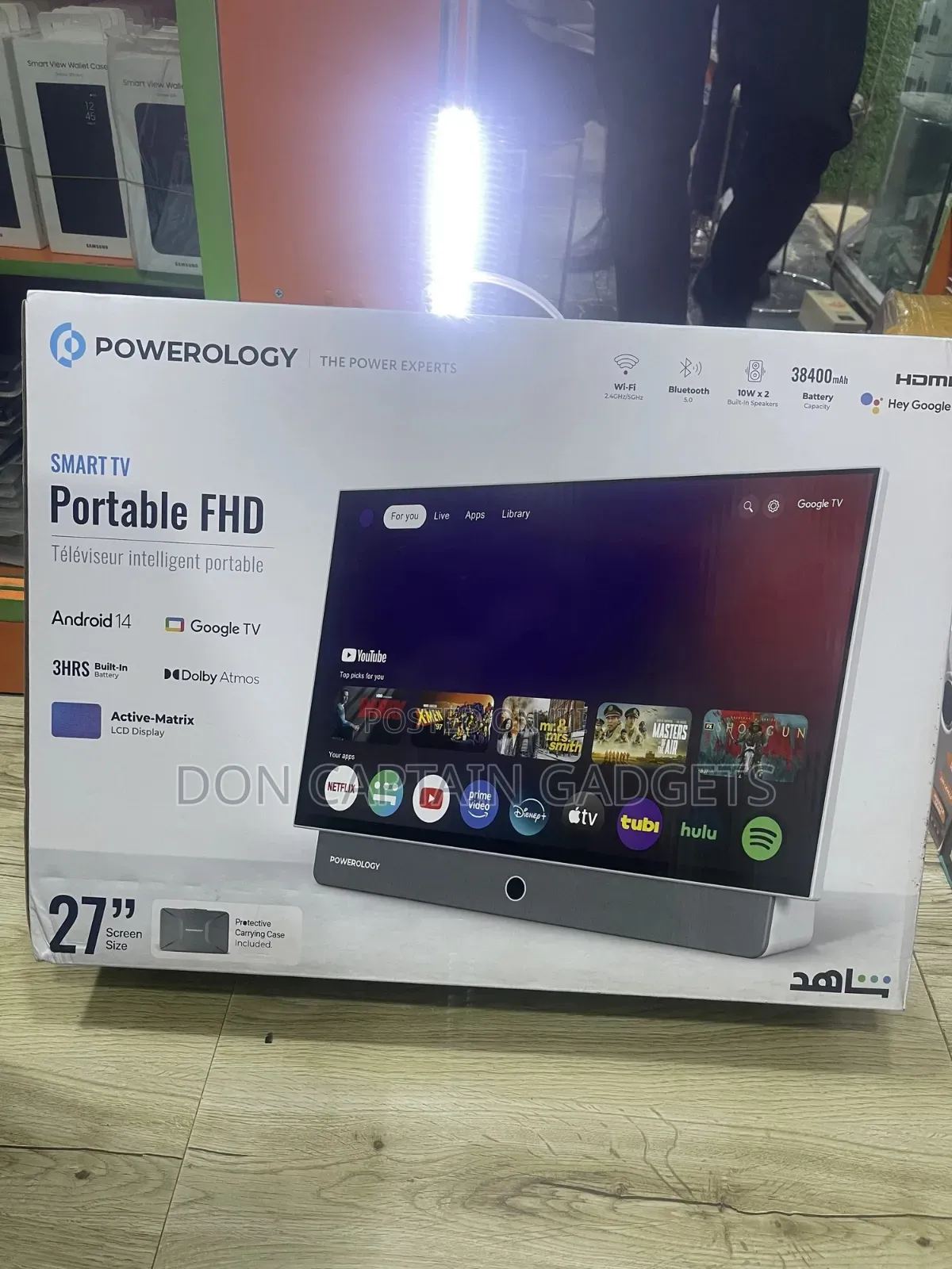 Powerology Smart Tv Portable FHD 27"