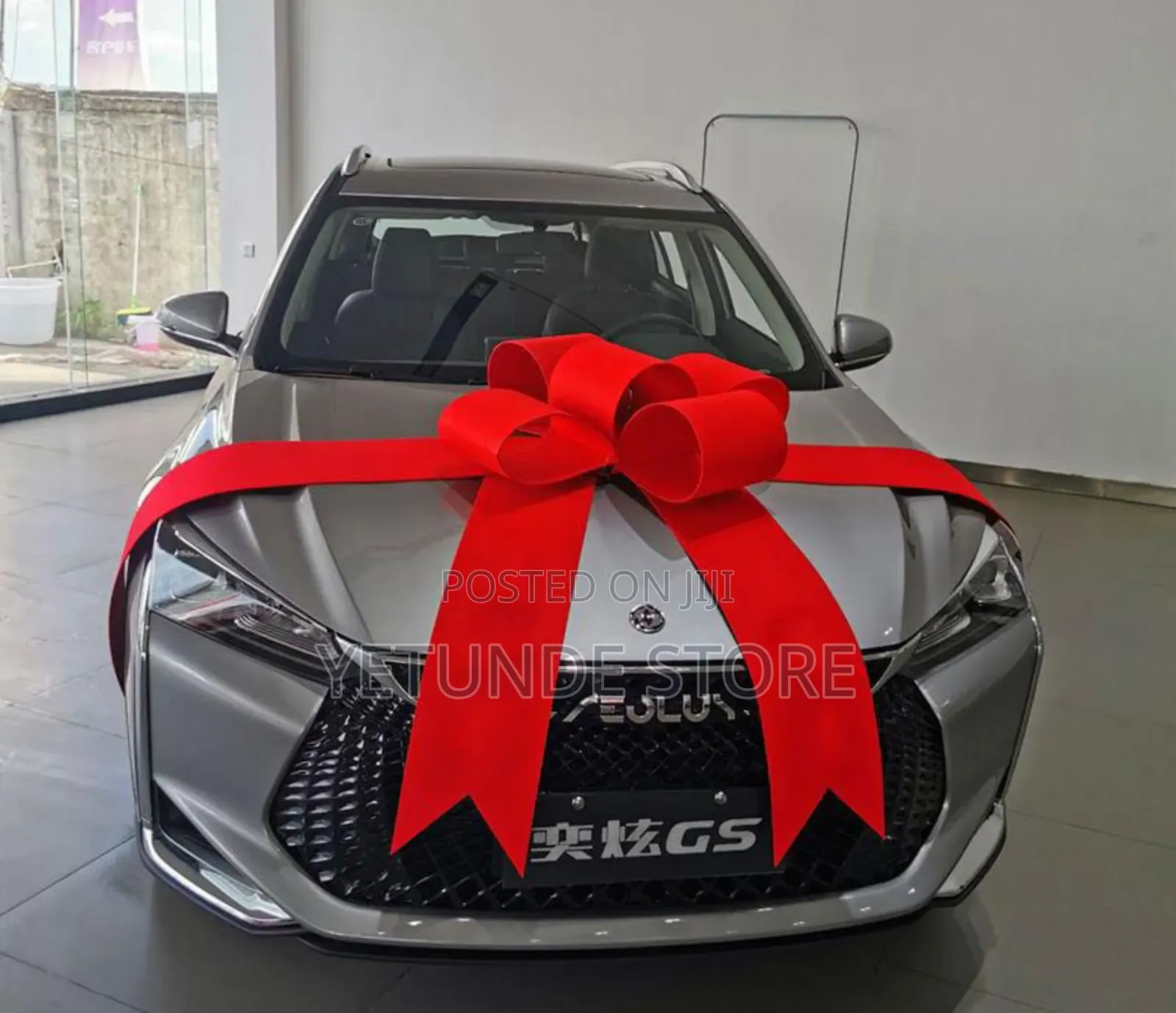 Giant Red Car Ribbon Decorations for Surprise Car Gift