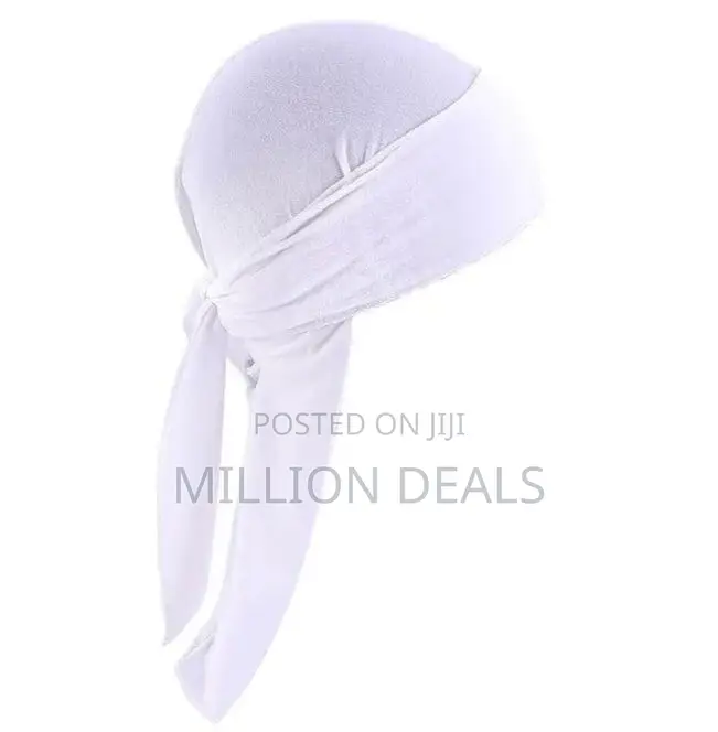 White Velvet Unisex Durag