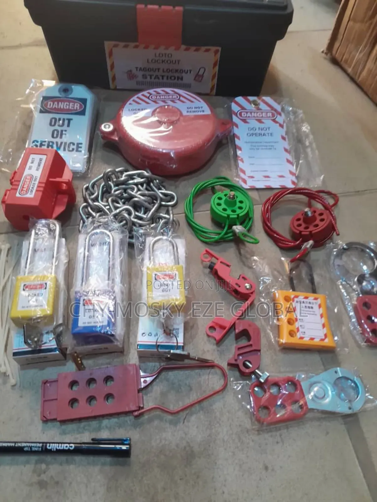 Lockout/Tagout Loto Kit/Box