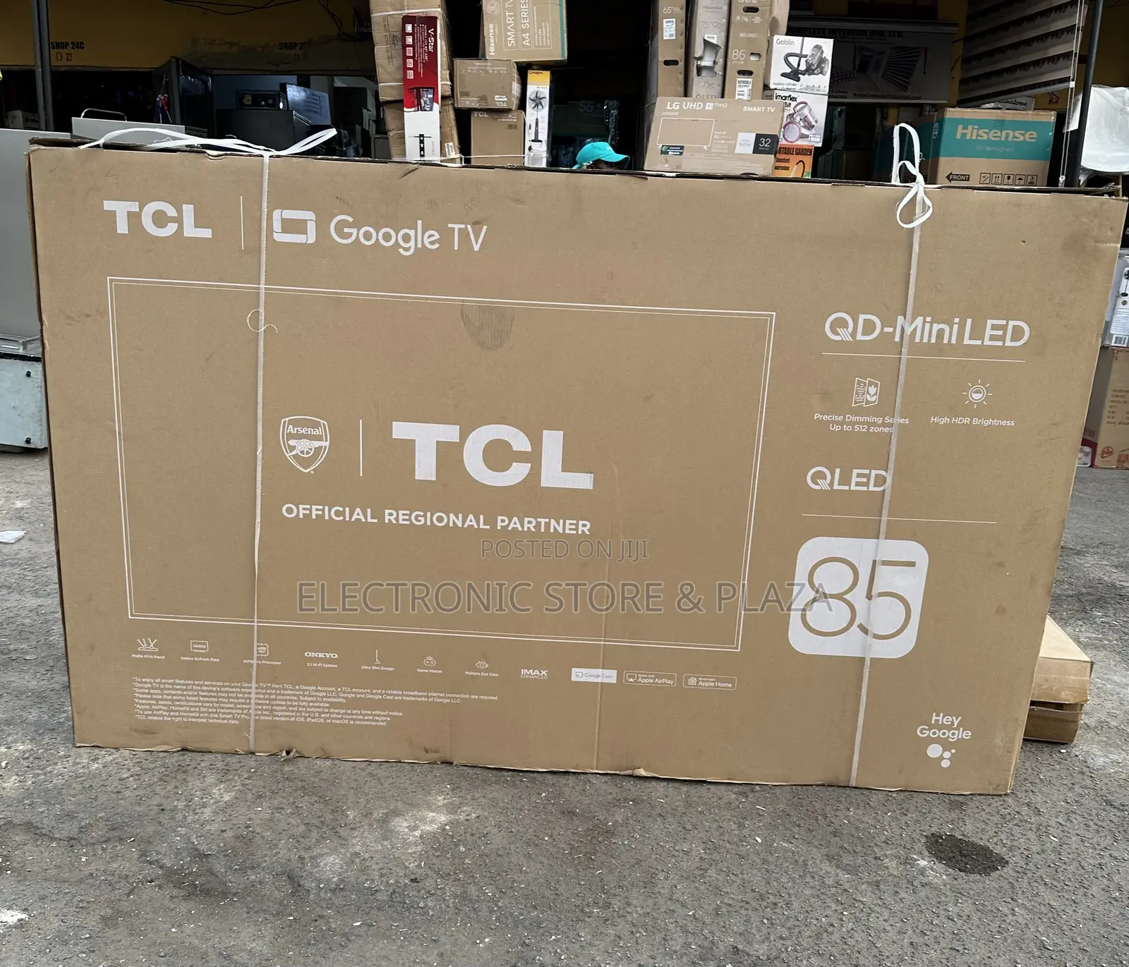 TCL 85" Qd-Mini Led Google Tv - Qled, 144hz, Onkyo Sound