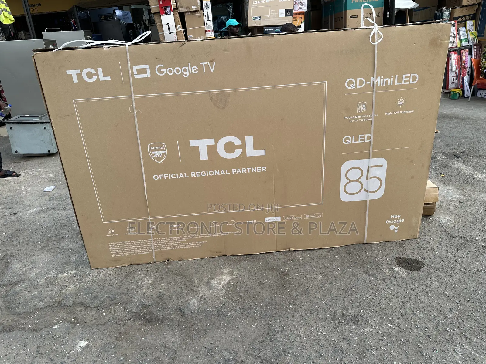 TCL 85" Qd-Mini Led Google Tv - Qled, 144hz, Onkyo Sound