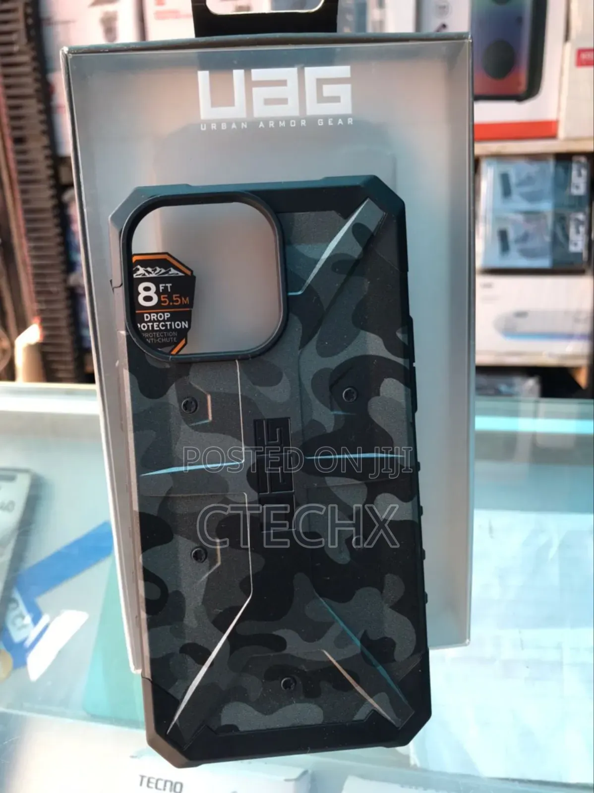 Urban Armor Gear Uag for iPhone 14 Pro Max Case Midnight Camo 6.7"