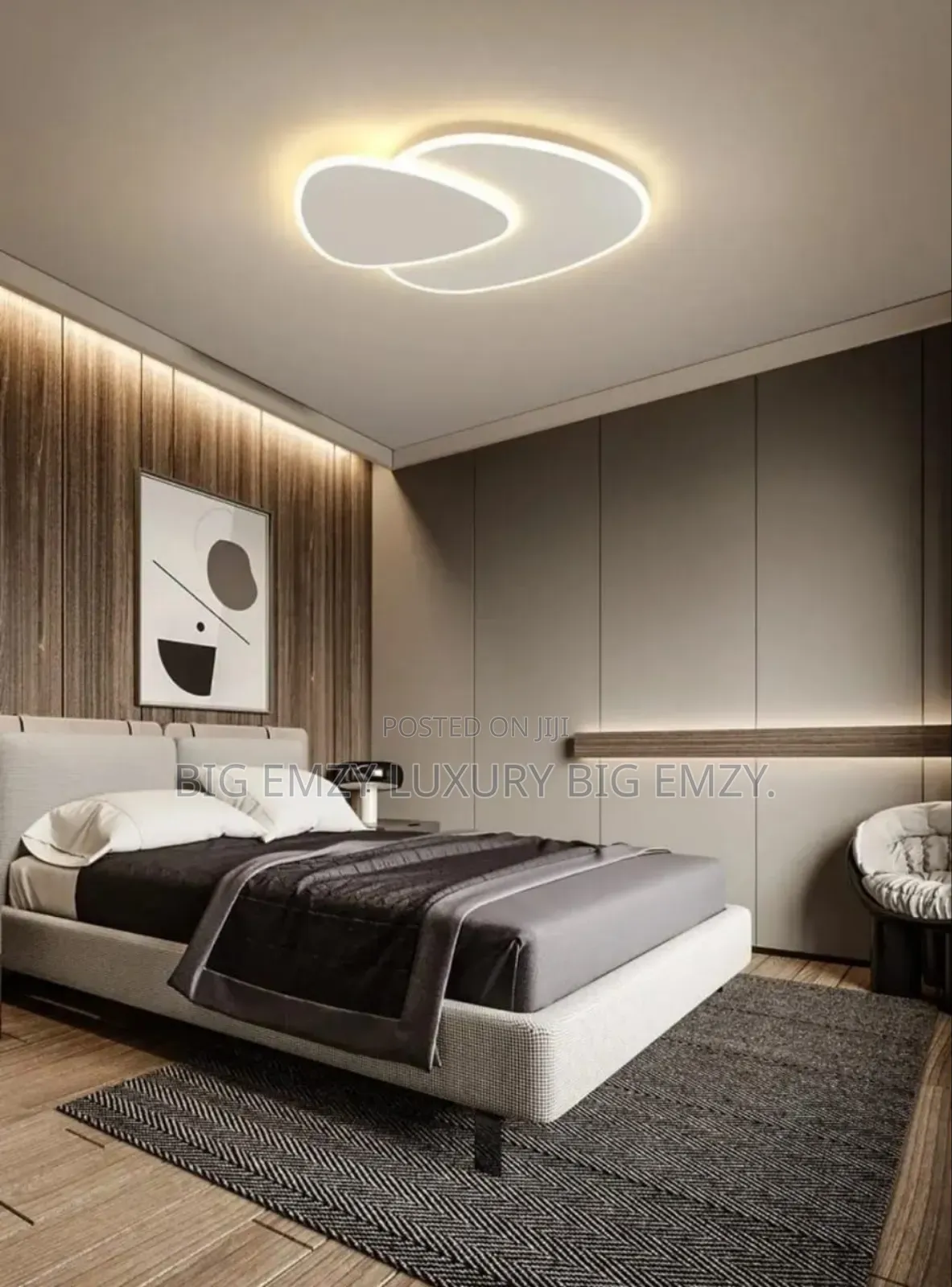 Modern Led Flush Mount Ceiling Light .