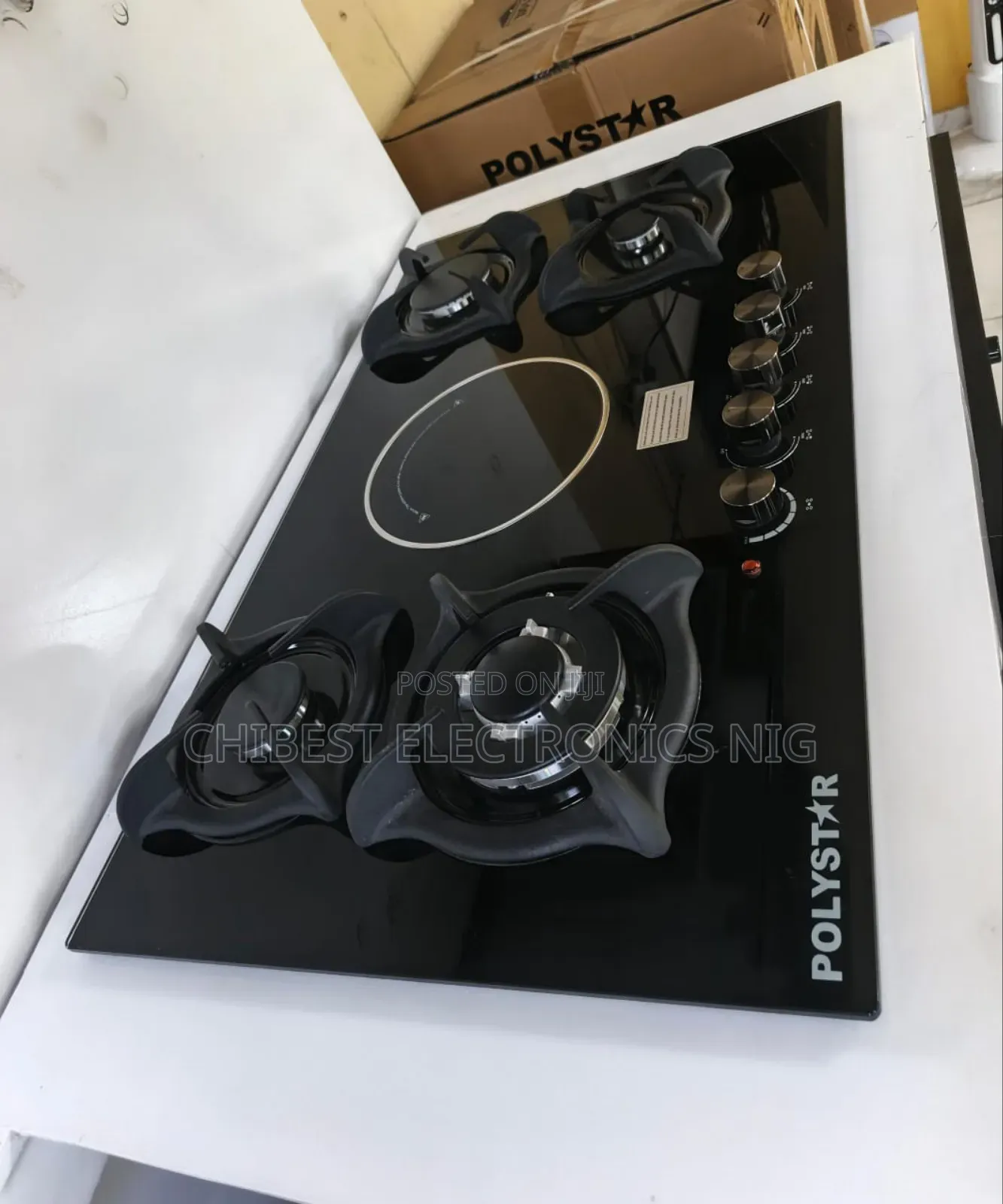 Original Polystar 90cm Built-in Luxury 4+1 Gas Electric Cooker Hob