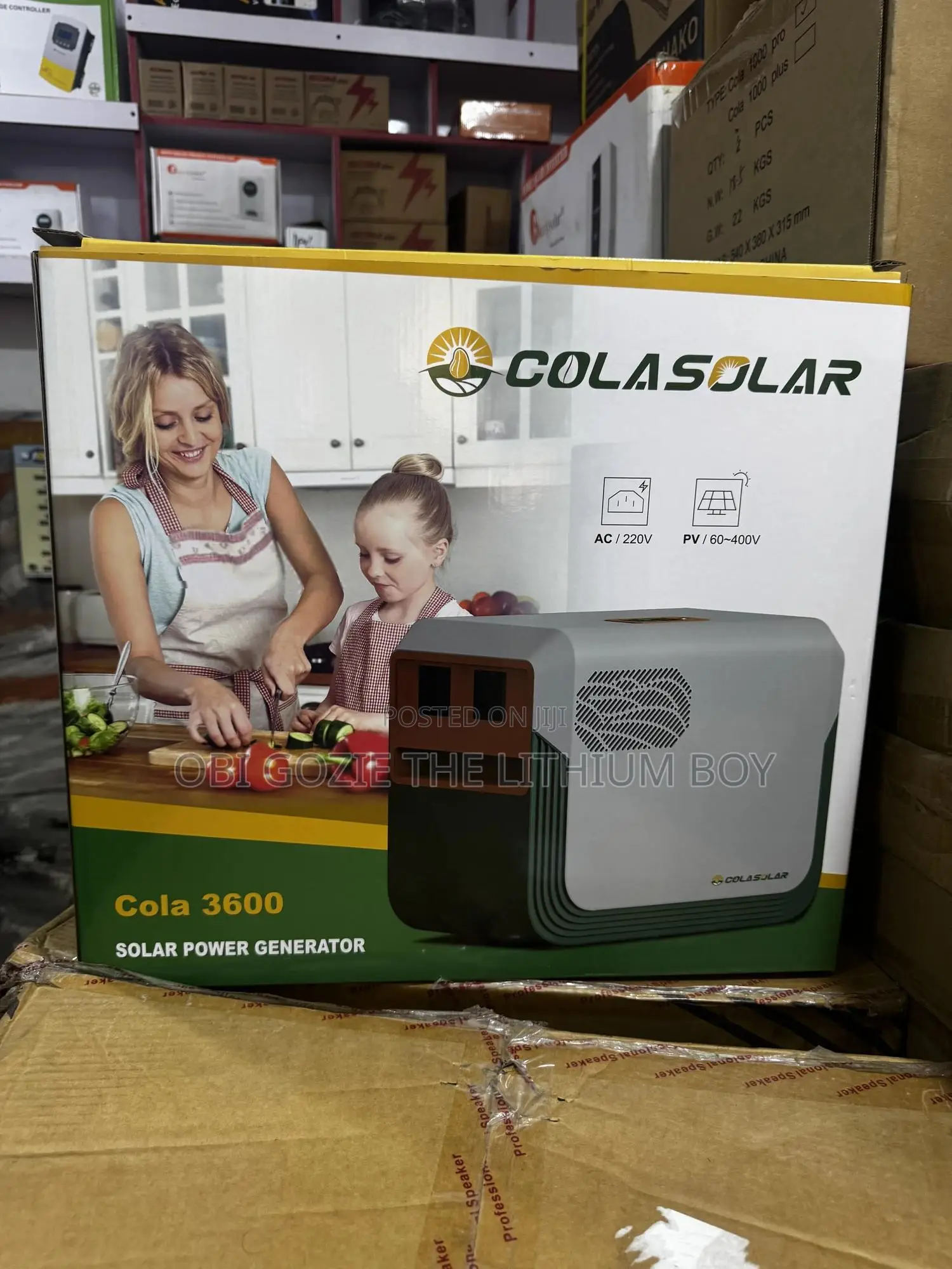 3.6kwh 1200w Cola Solar In Abuja. Best Cola Solar In The City Of Abuja