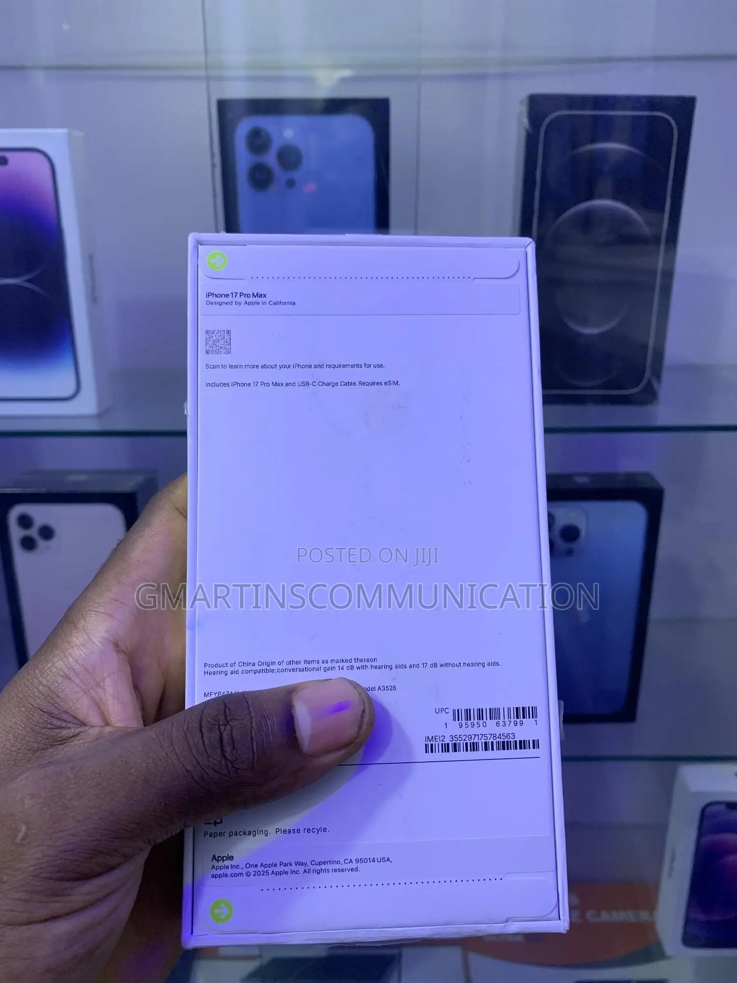 New Apple iPhone 17 Pro Max 256 GB Blue