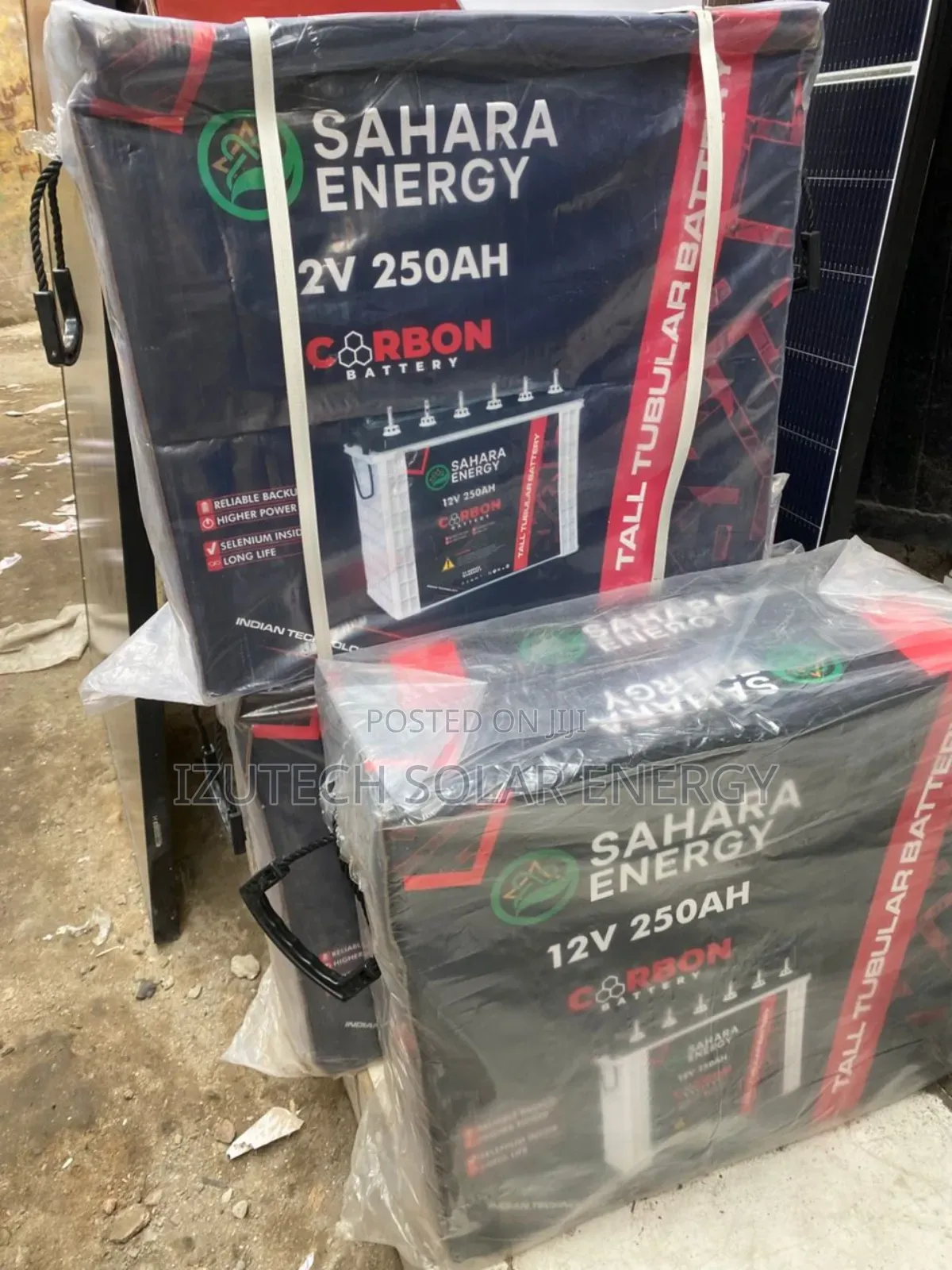 Sahara 250a Tubular Battery 12v Available