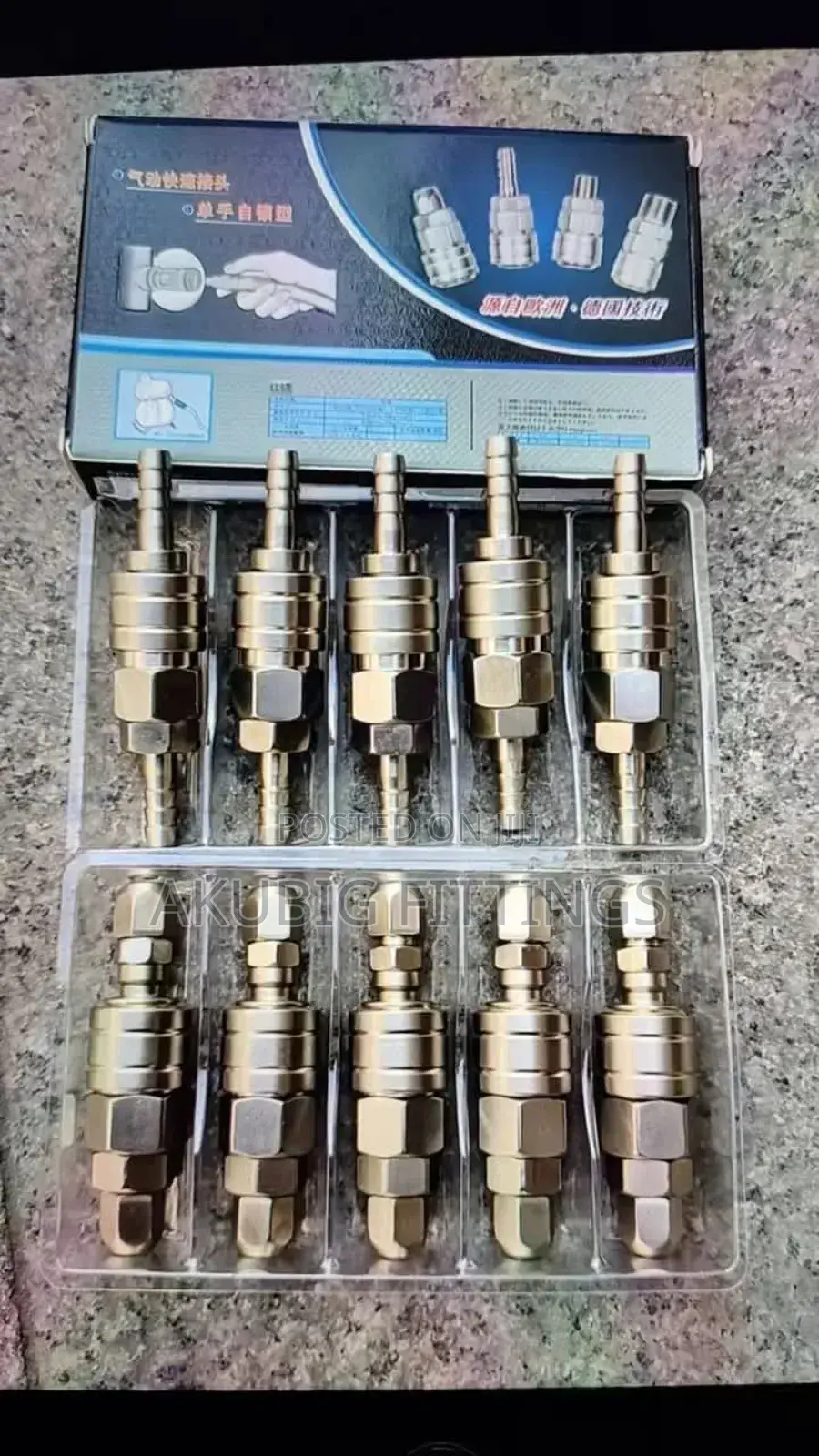Quick Release Air Line Hose Fittings All Sizes 1/4, 3/8, 1/2