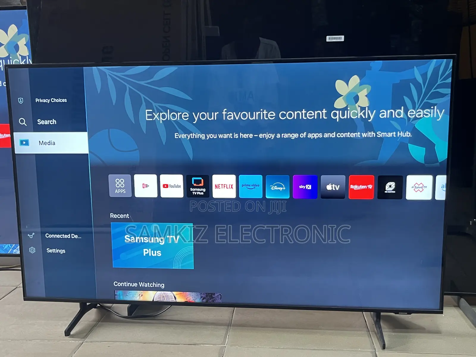 55 Inch Bu8070 Crystal Uhd HDR Smart Tv (2022) Model