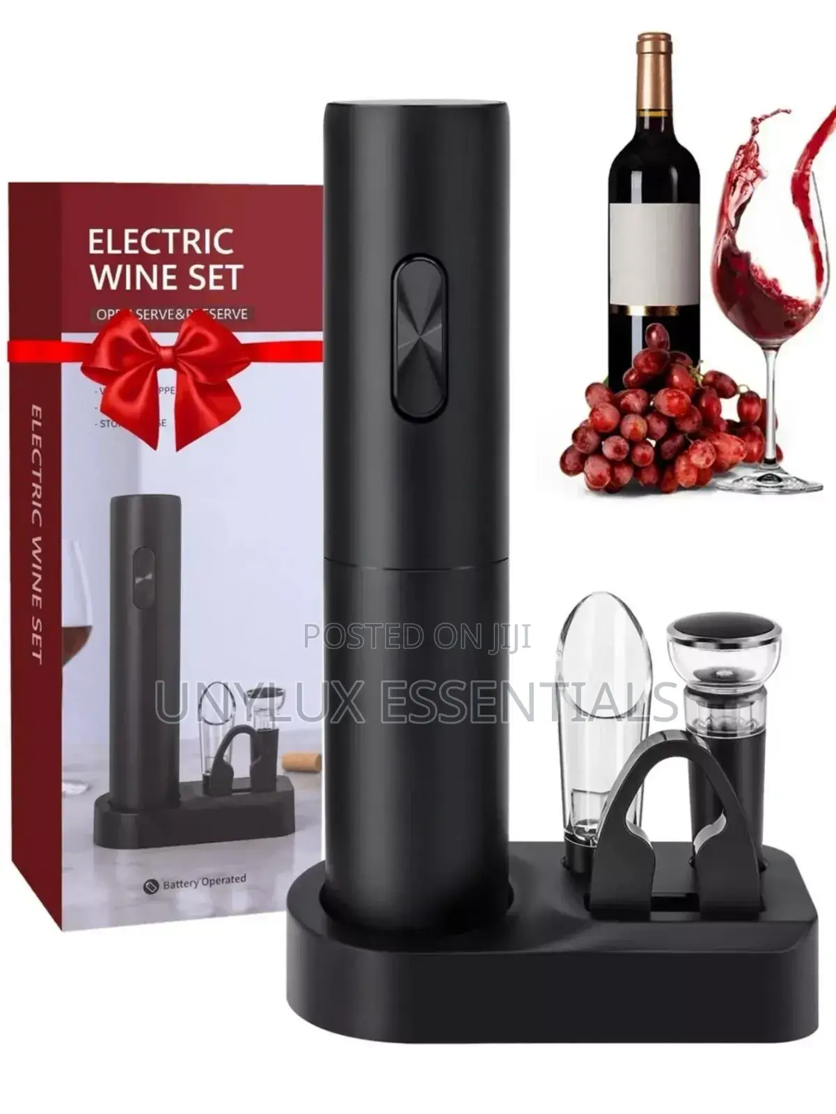 Rechargeable Electric Wine Opener With Accessories