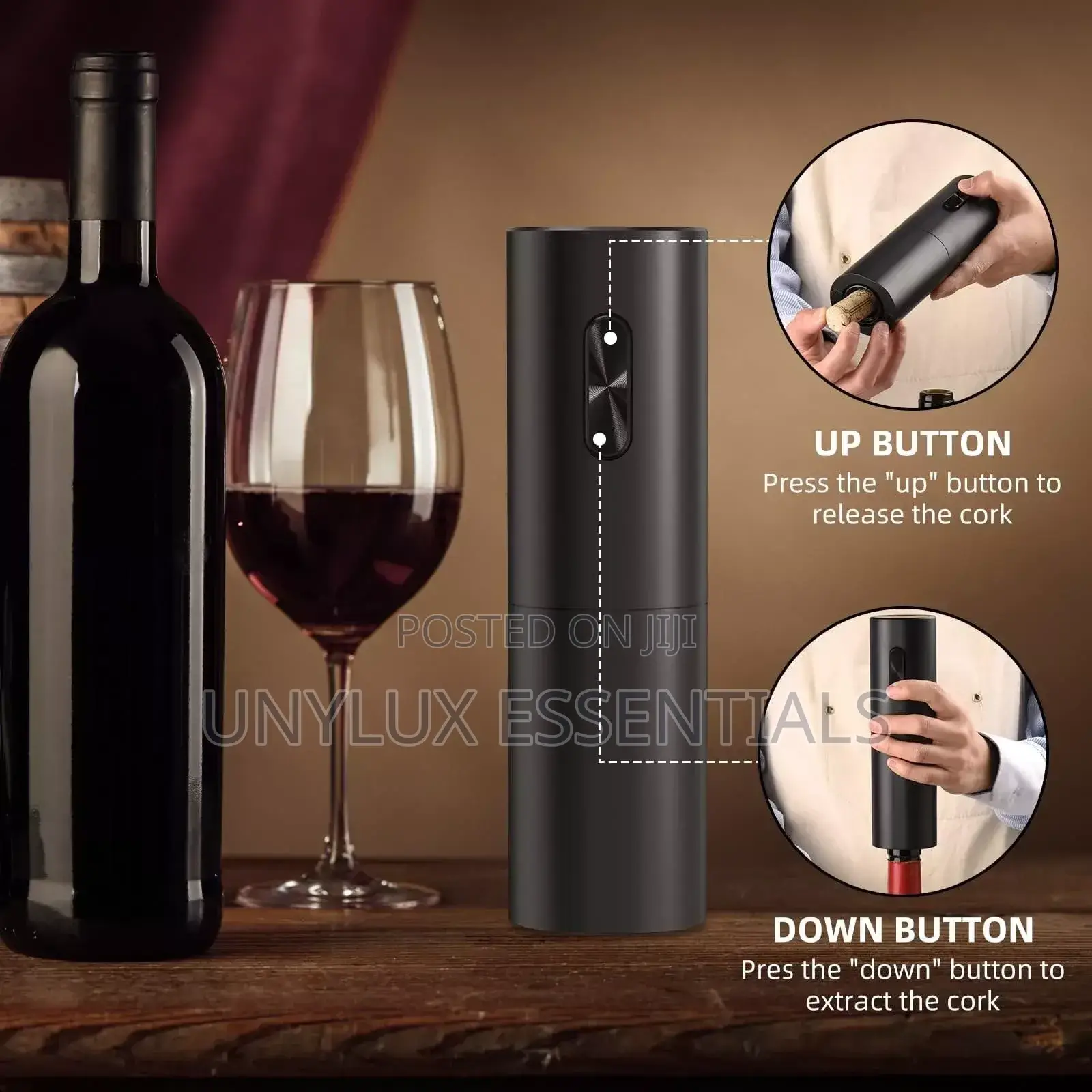 Rechargeable Electric Wine Opener With Accessories