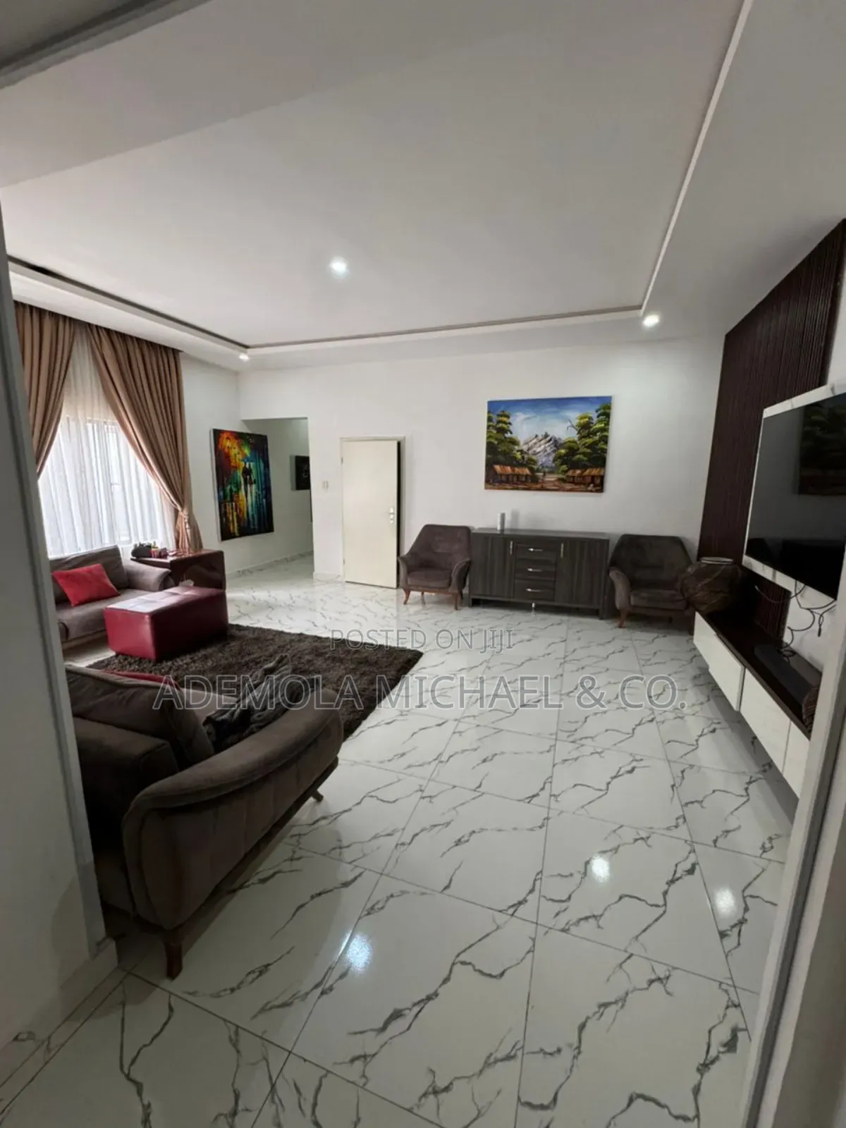 Furnished 2bdrm Apartment in Guzape District E for rent