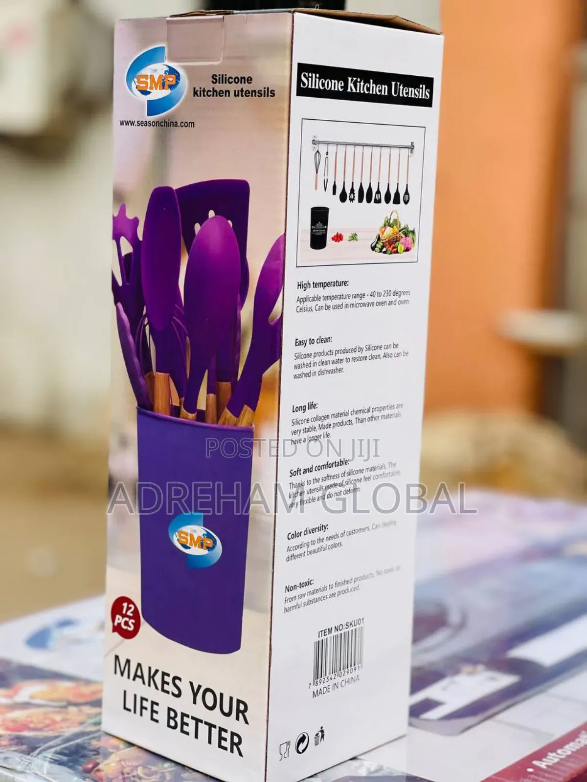 SMP 12pcs Silicon Spoon Set Sku01