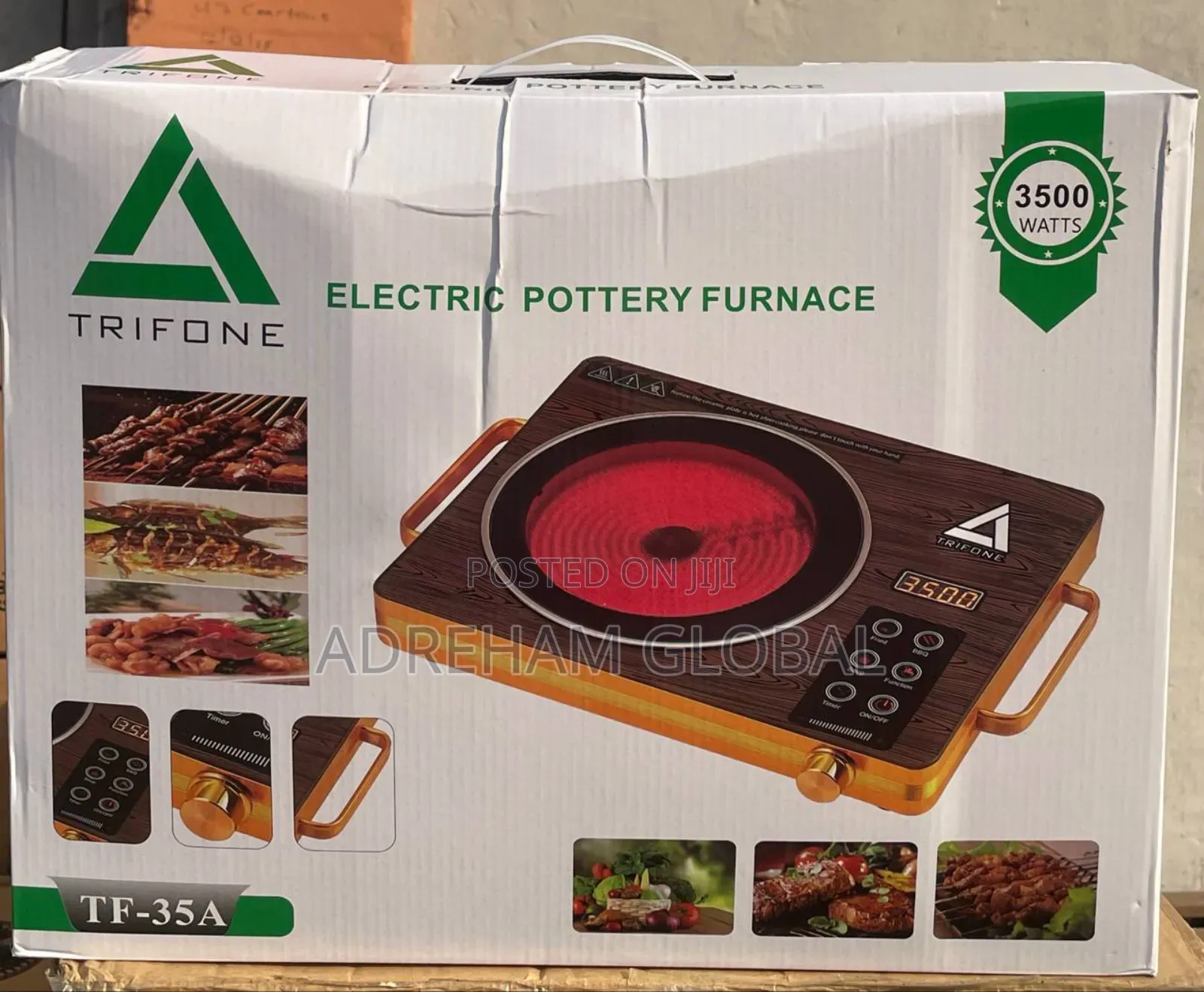 Trifone Infrared Hot Plate, 3500watts