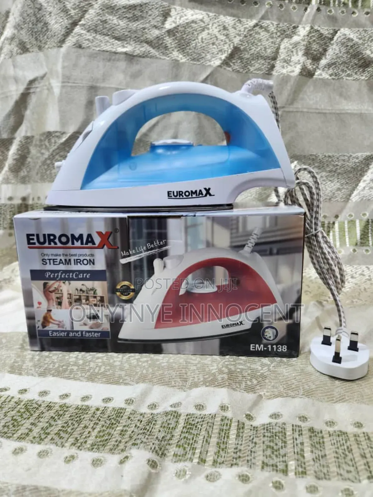 Euromax 1200w Steam Iron - Model Em-1138