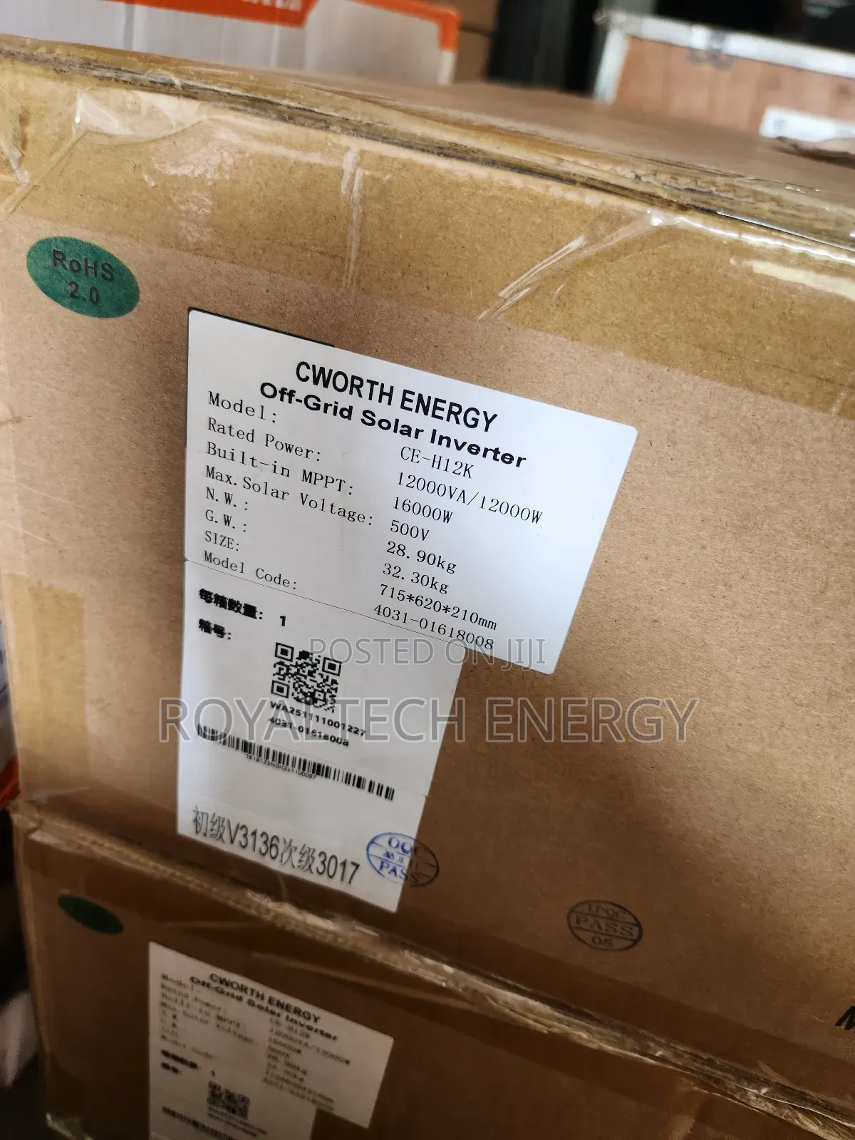 Cworth 12kva 48v Hybrid Solar Inverter