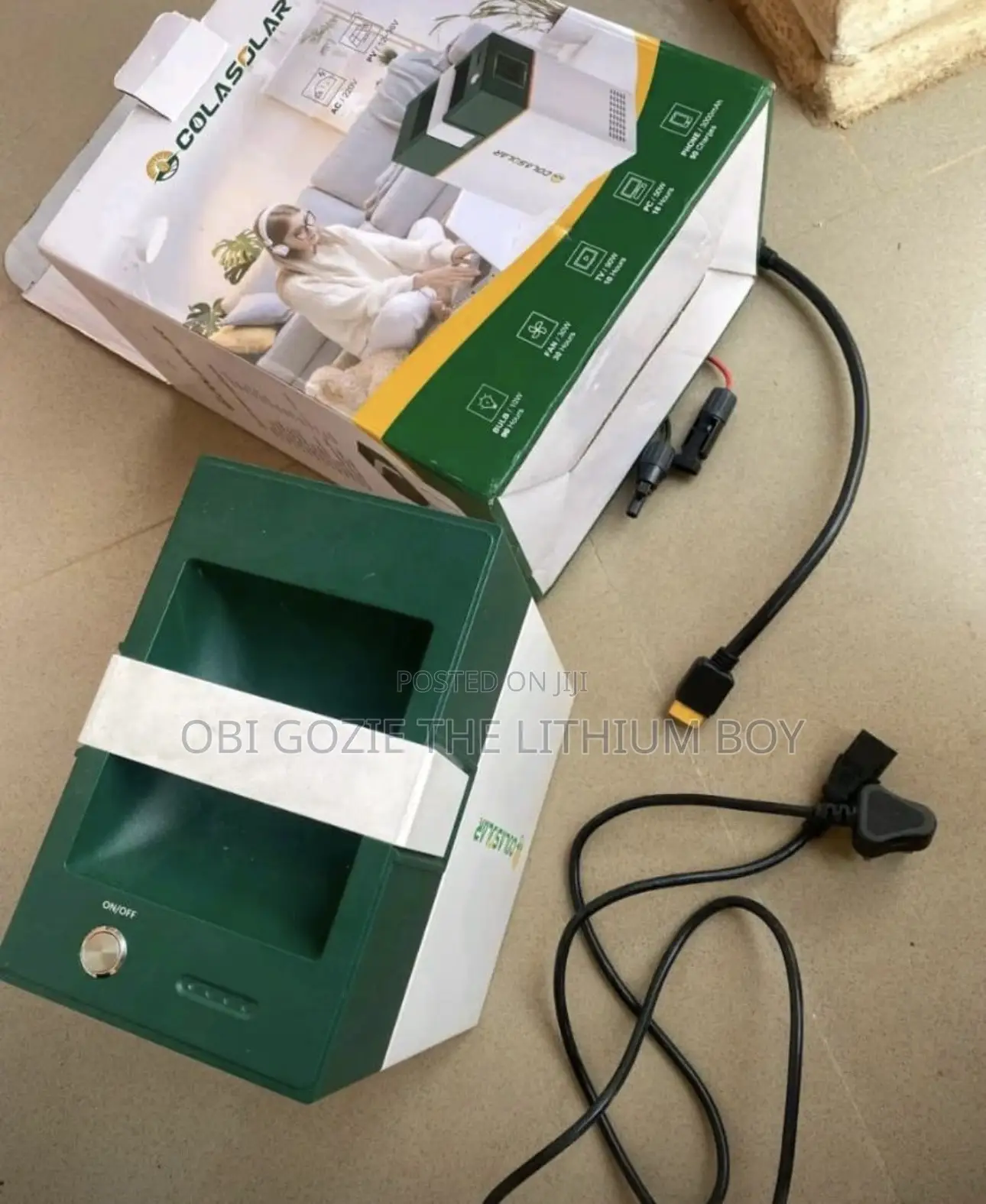Colar Solar 1kwh 200watts Output Available. Best Solar System in Abuja