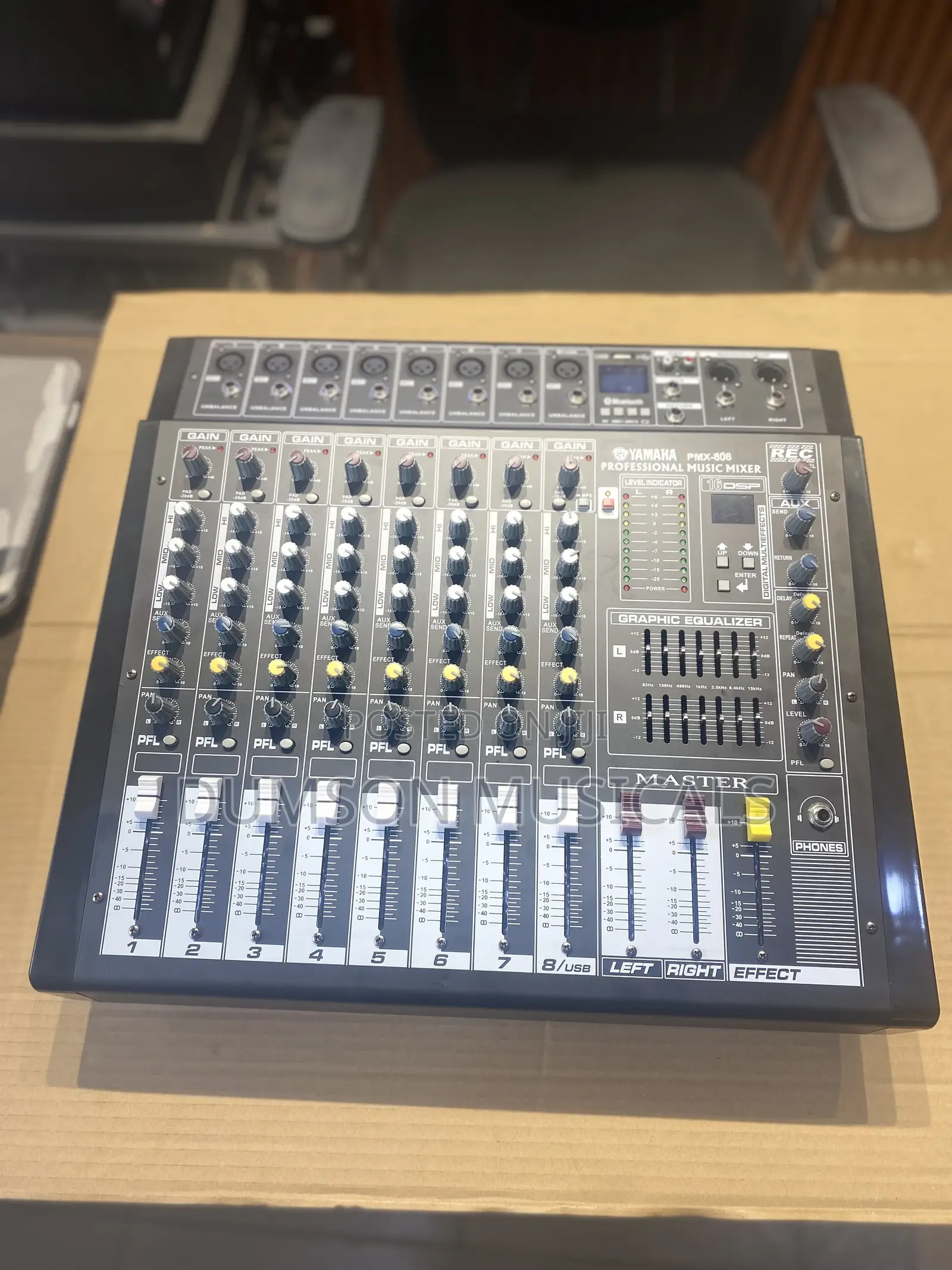 Yamaha 8 Channels Powered Mixer With Usb, Sd Card Bluetooth