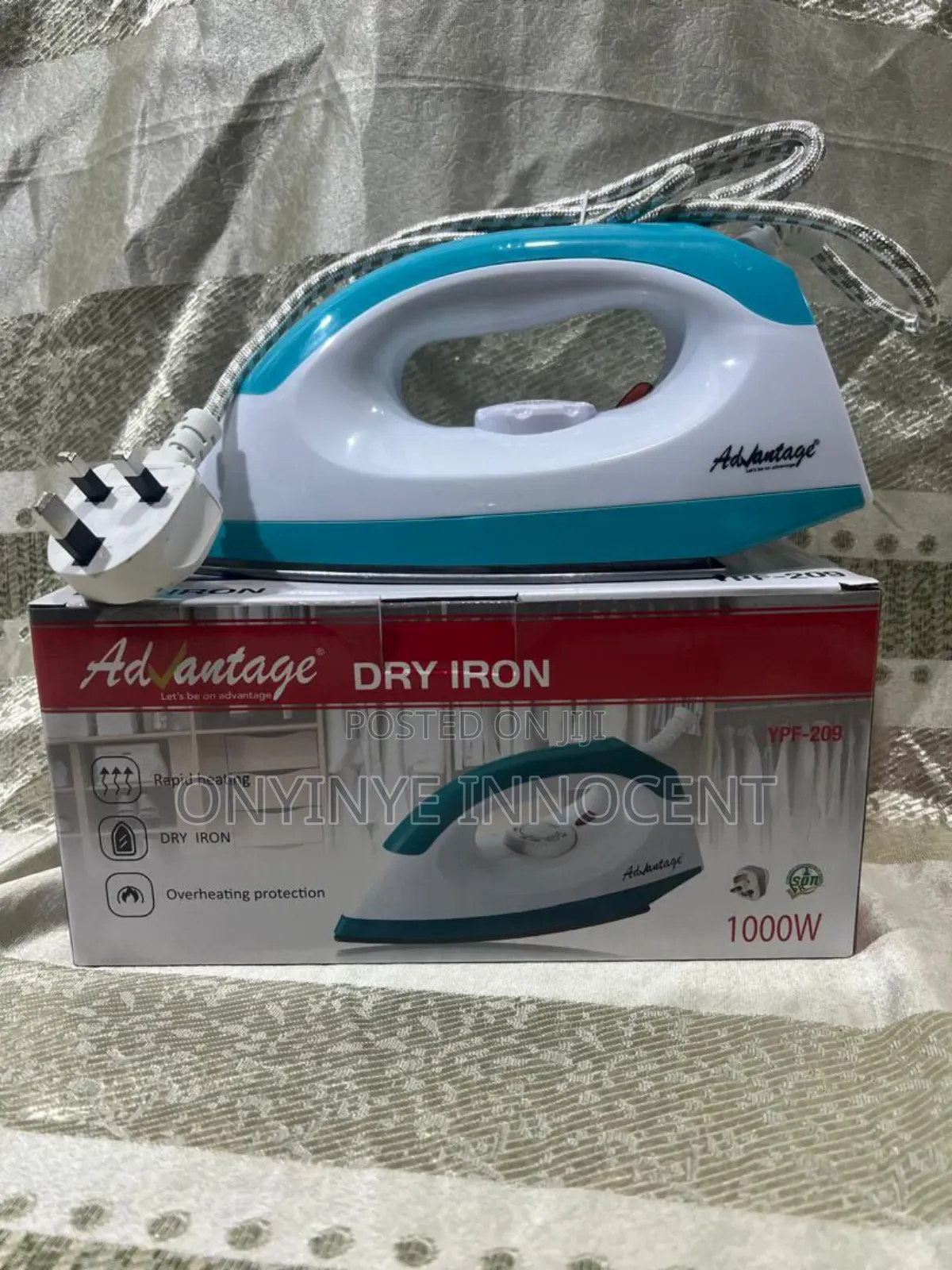 Advantage 1000w Dry Iron - Model Ypf-209