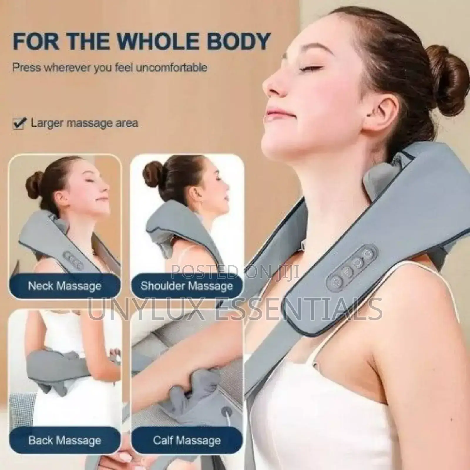 Rechargeable Wireless Neck/Shoulder Massager