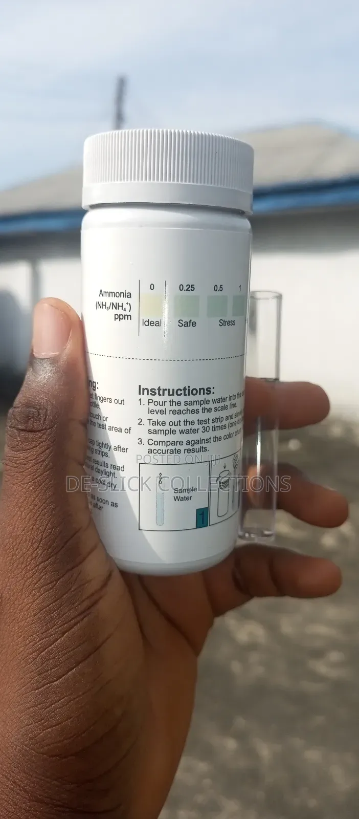 Ammonia Water Test Strips