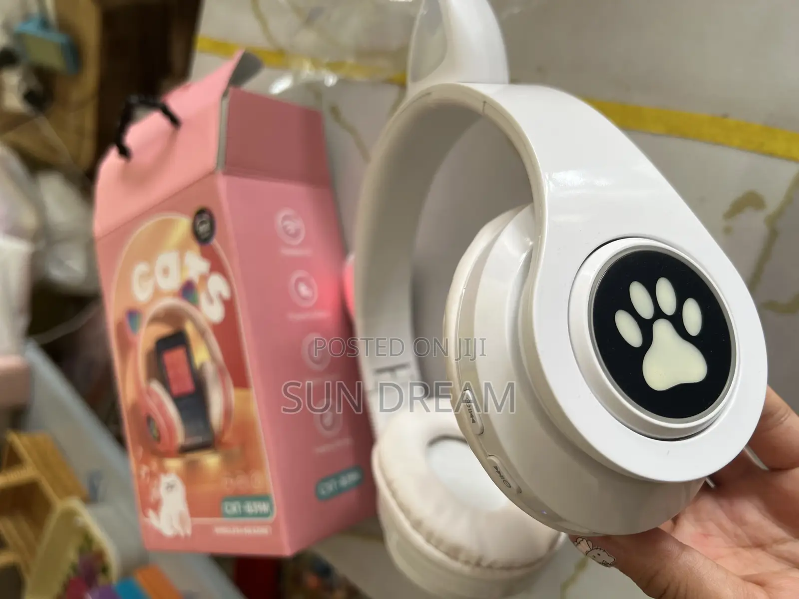 Cat Bluetooth Headphones Wireless Headset Kid Birthday Gift