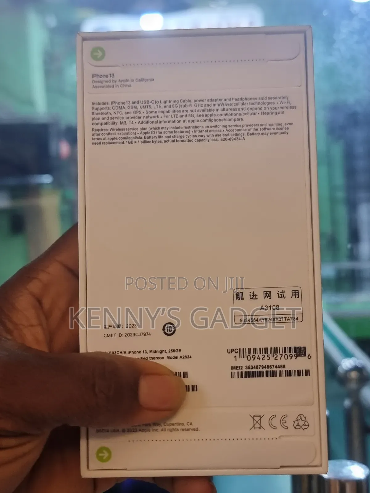 New Apple iPhone 13 256 GB Black